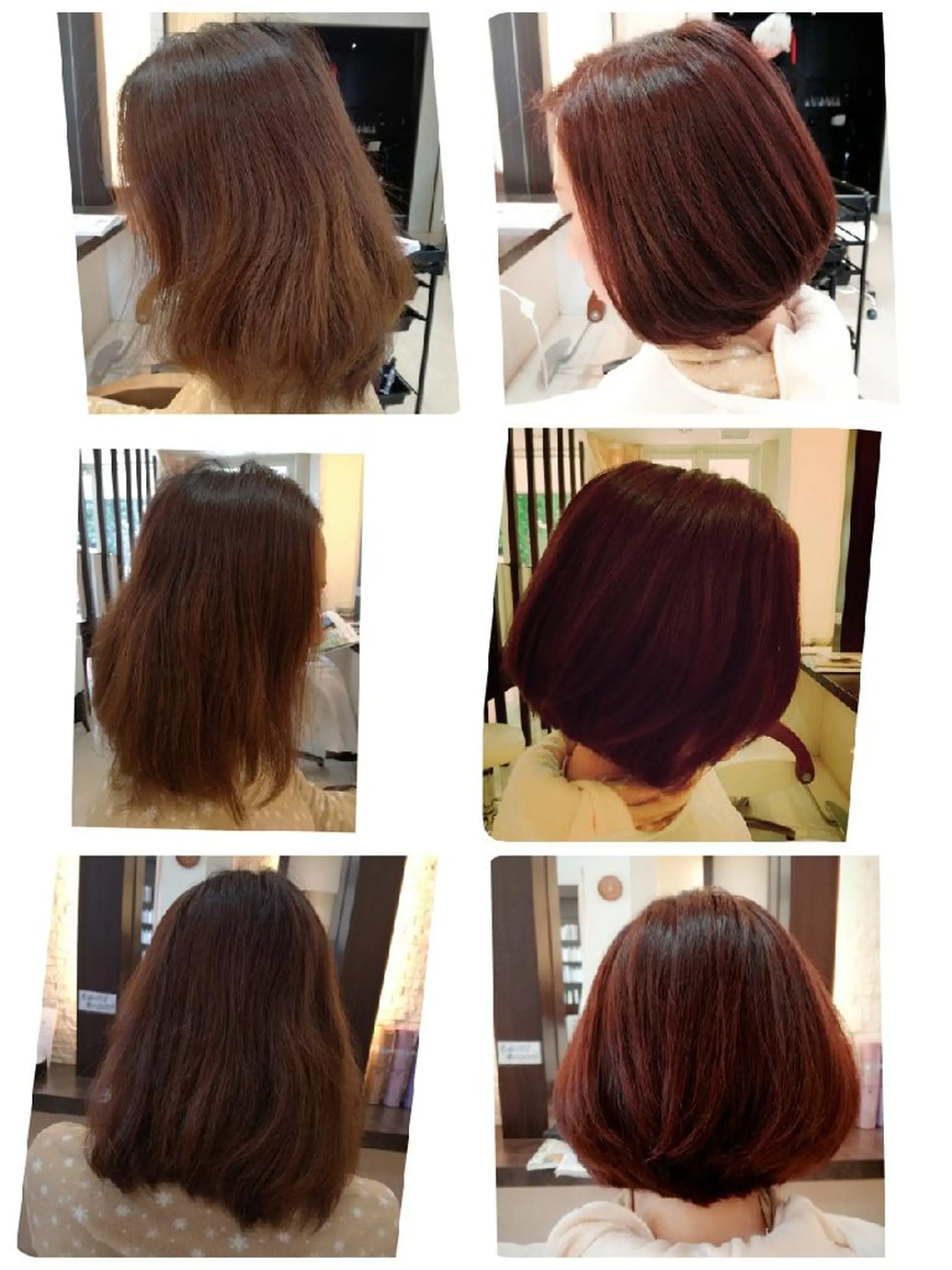 パーマ ミディアム カラー ボブ 安藤 理香のヘアスタイル