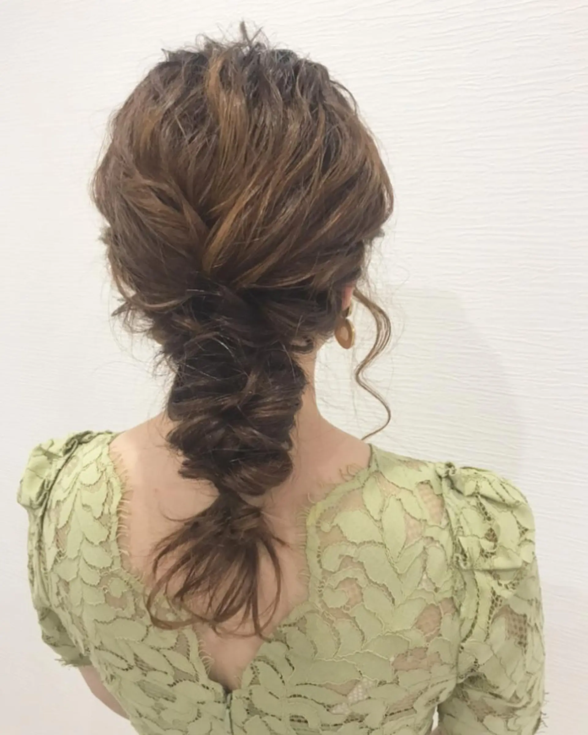ヘアアレンジ ヘアセット 藤野 美咲のヘアスタイル