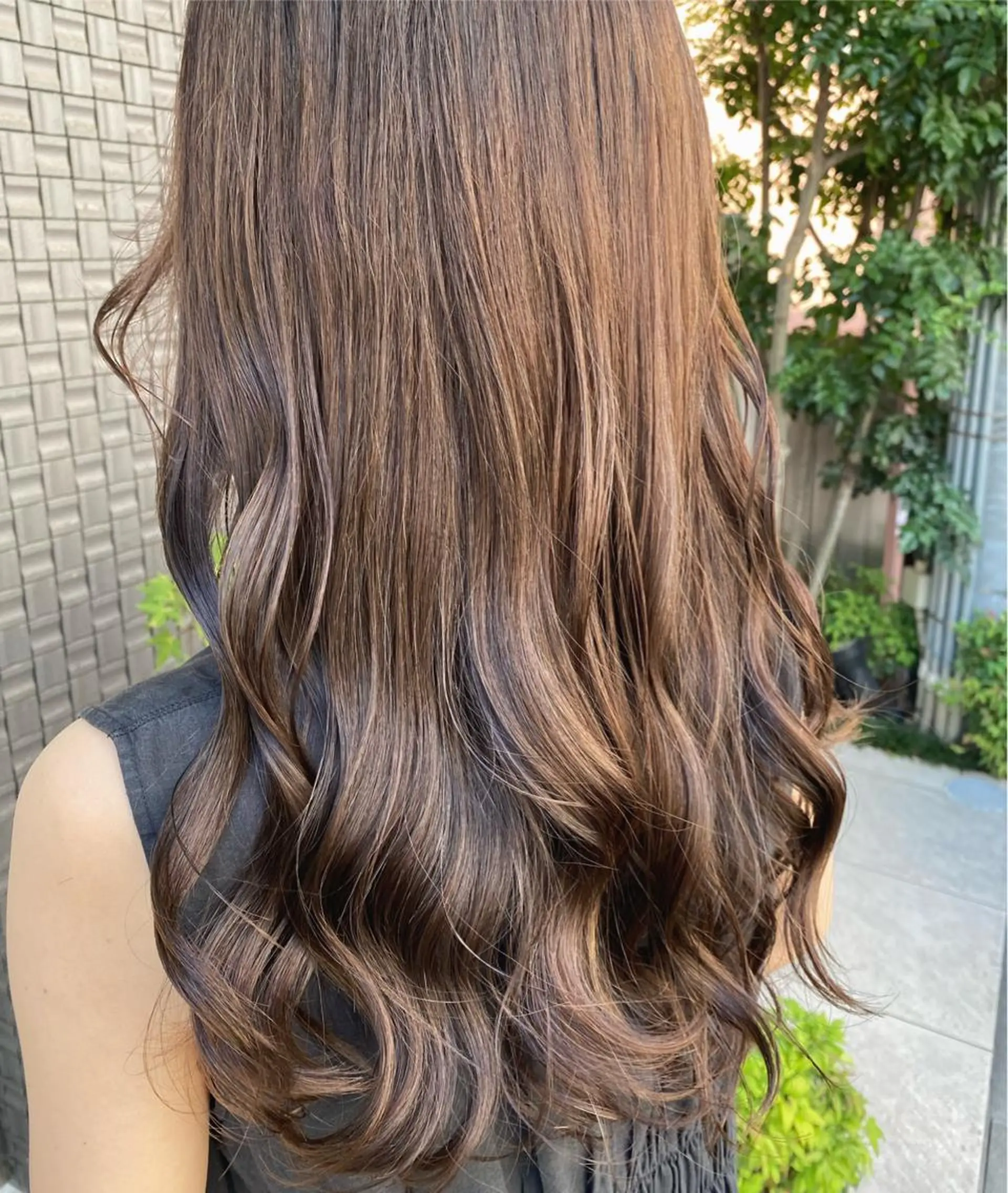 セミロング カラー グレージュ ミルクティーグレージュ グレージュ/レイヤー /韓国ヘア/RISAのヘアスタイル