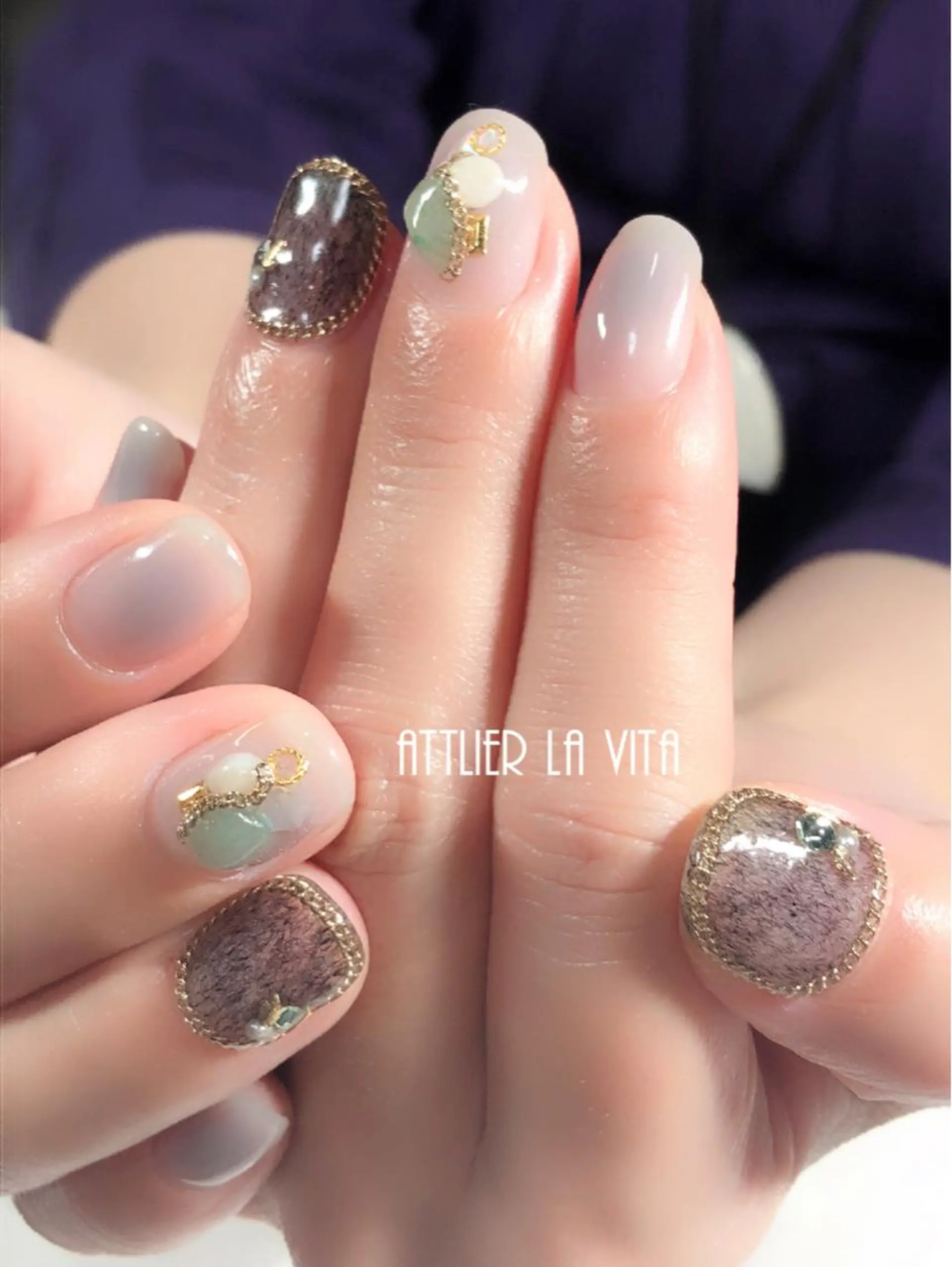 ネイル ハンドネイル atelier la vita所属・lavita. mimuraのネイルデザイン