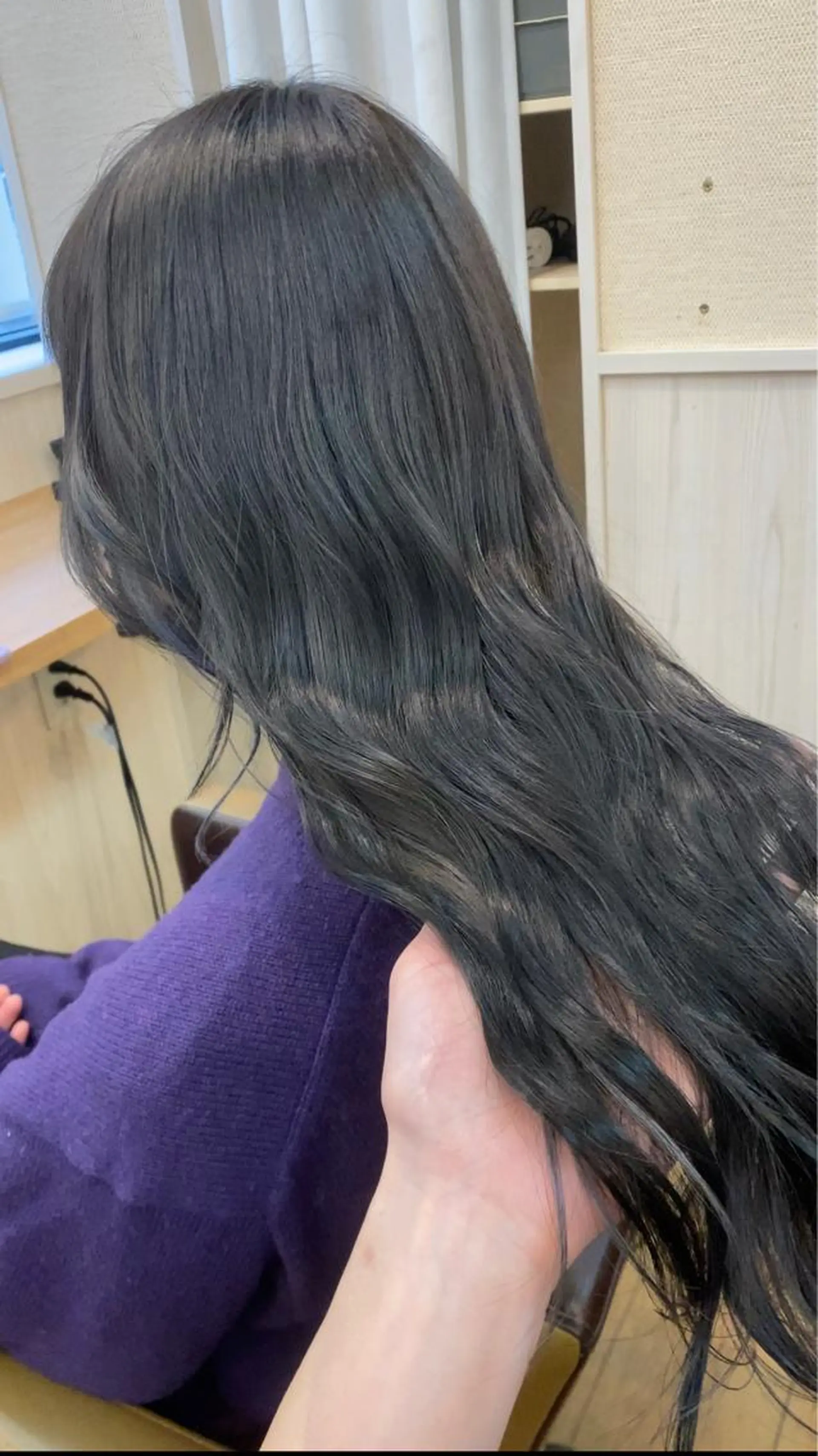 ロング カット ヘアカラー トリートメント NUMBER 天王寺YUYAのヘアスタイル