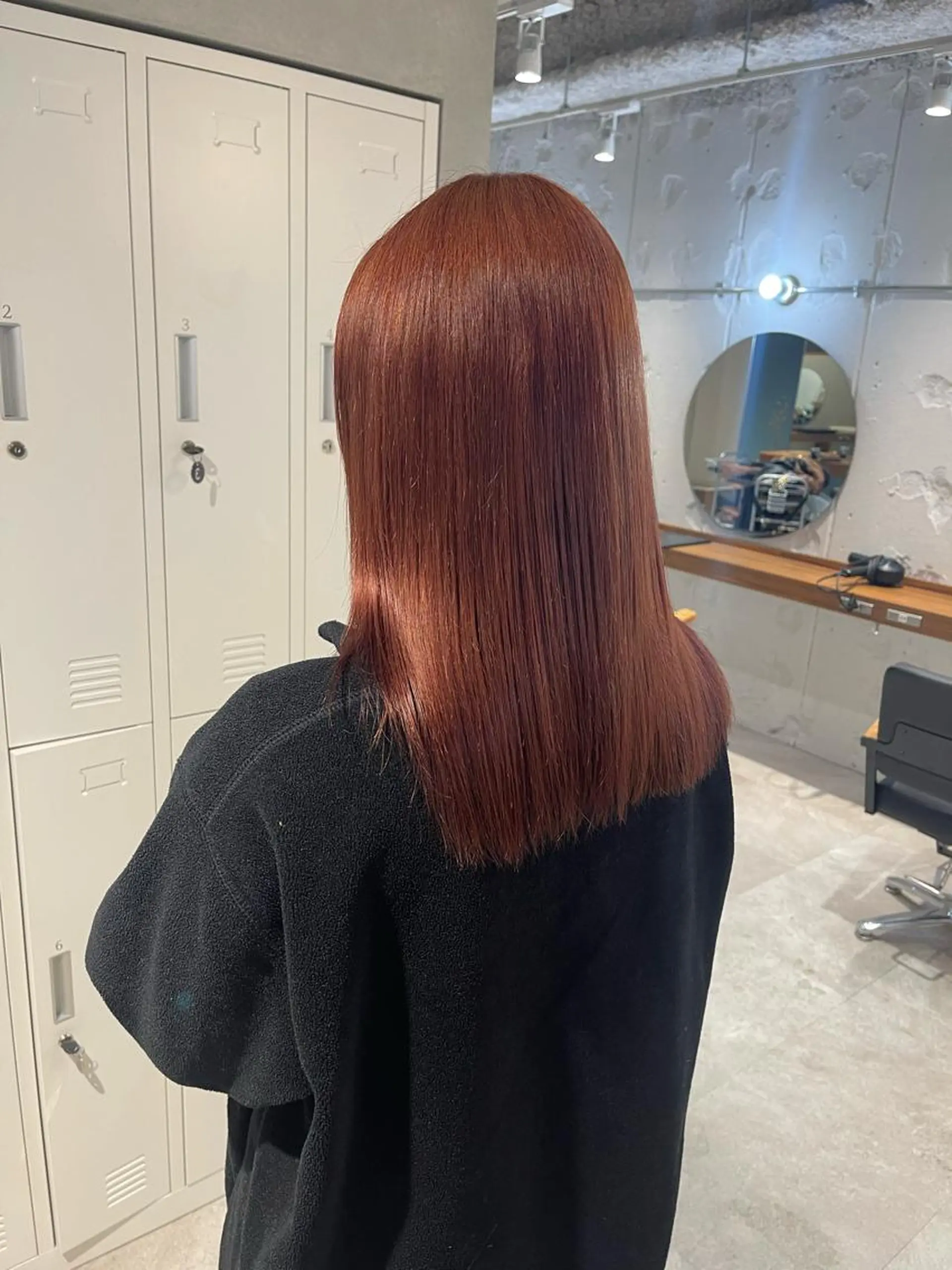 ミディアム カラー ヘアカラー トリートメント 店長　MANAMI ／ブリーチ／骨格ボブのヘアスタイル