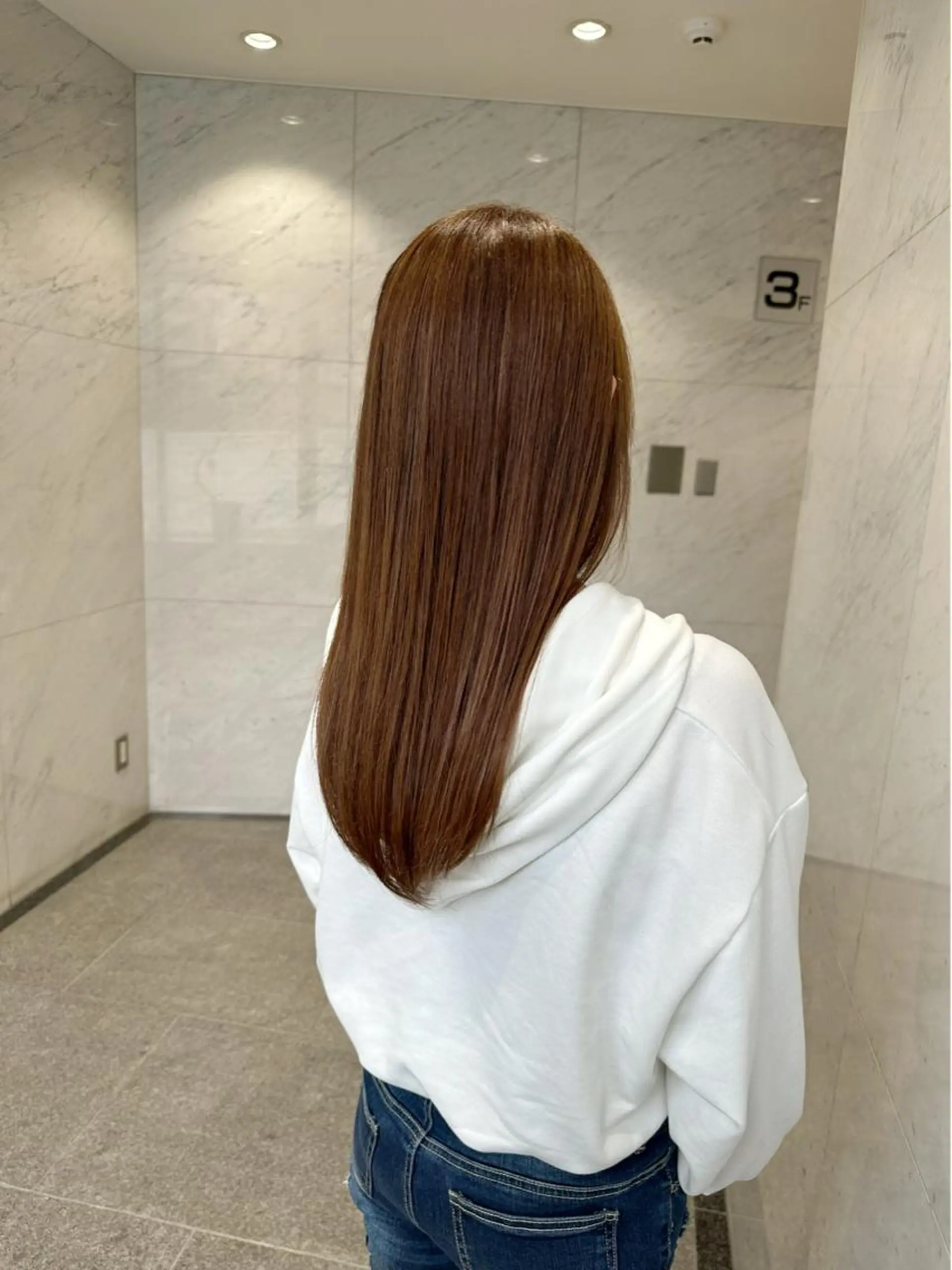 ロング カラー ヘアカラー トリートメント 古田 昂也のヘアスタイル