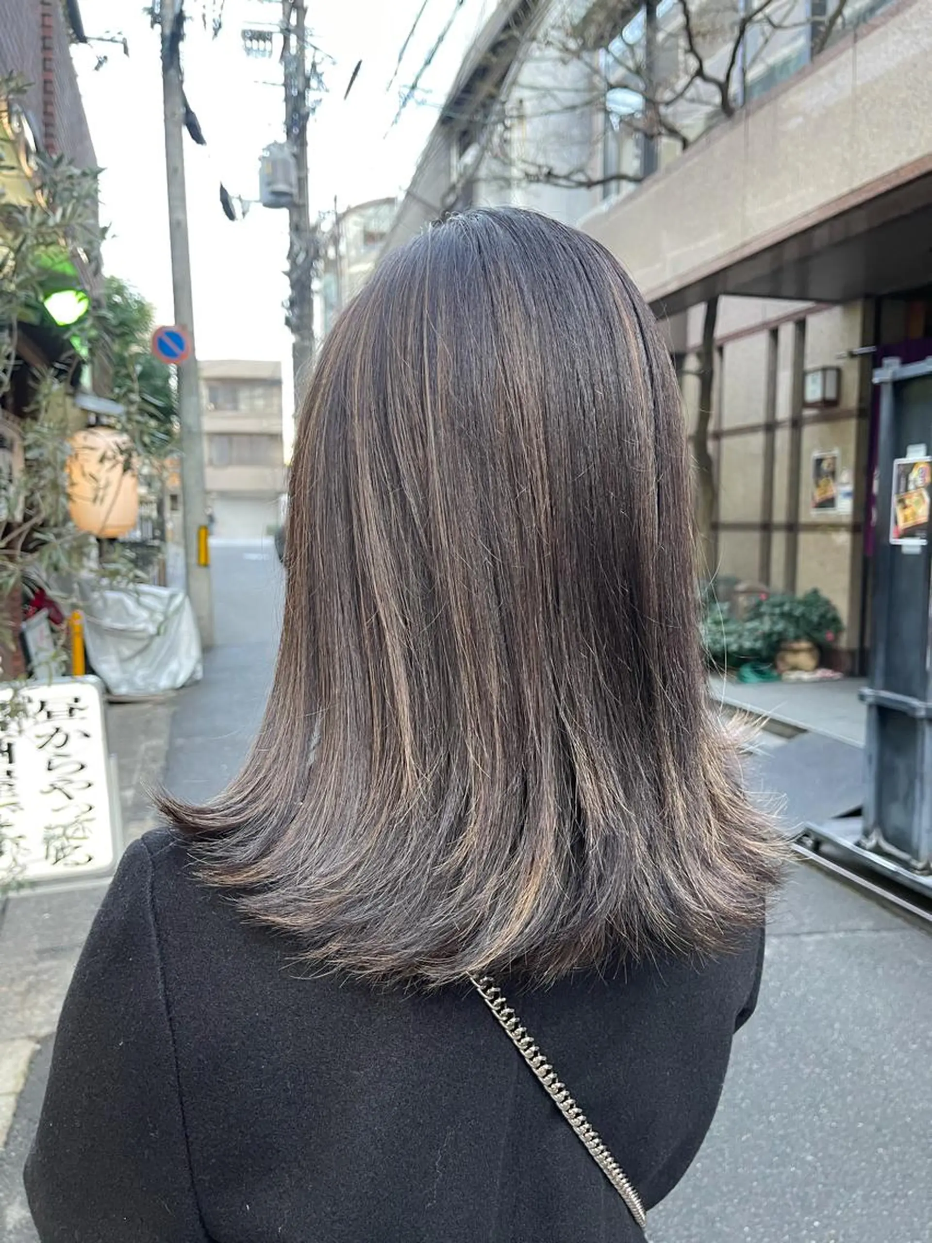 セミロング カラー Reb_keiji 👑小倉圭司のヘアスタイル