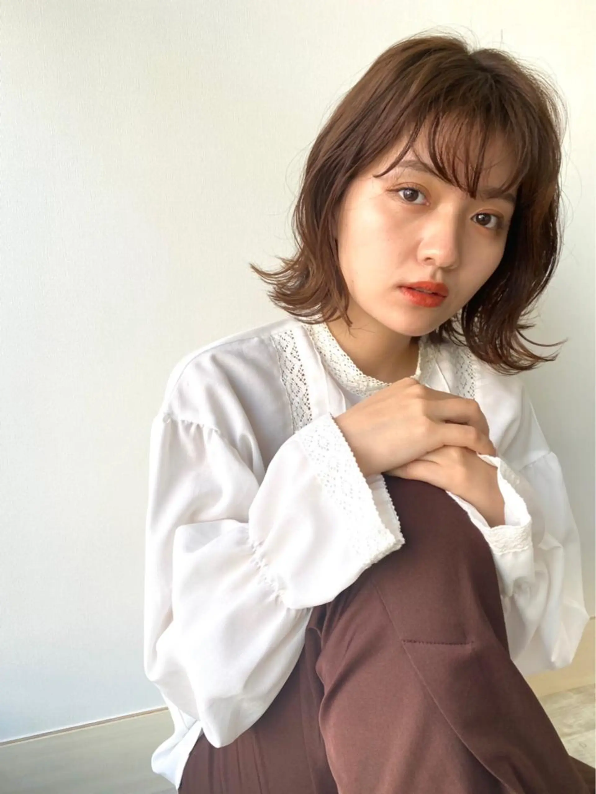 ミディアム カラー 髪質改善サロン Canon bellのヘアスタイル