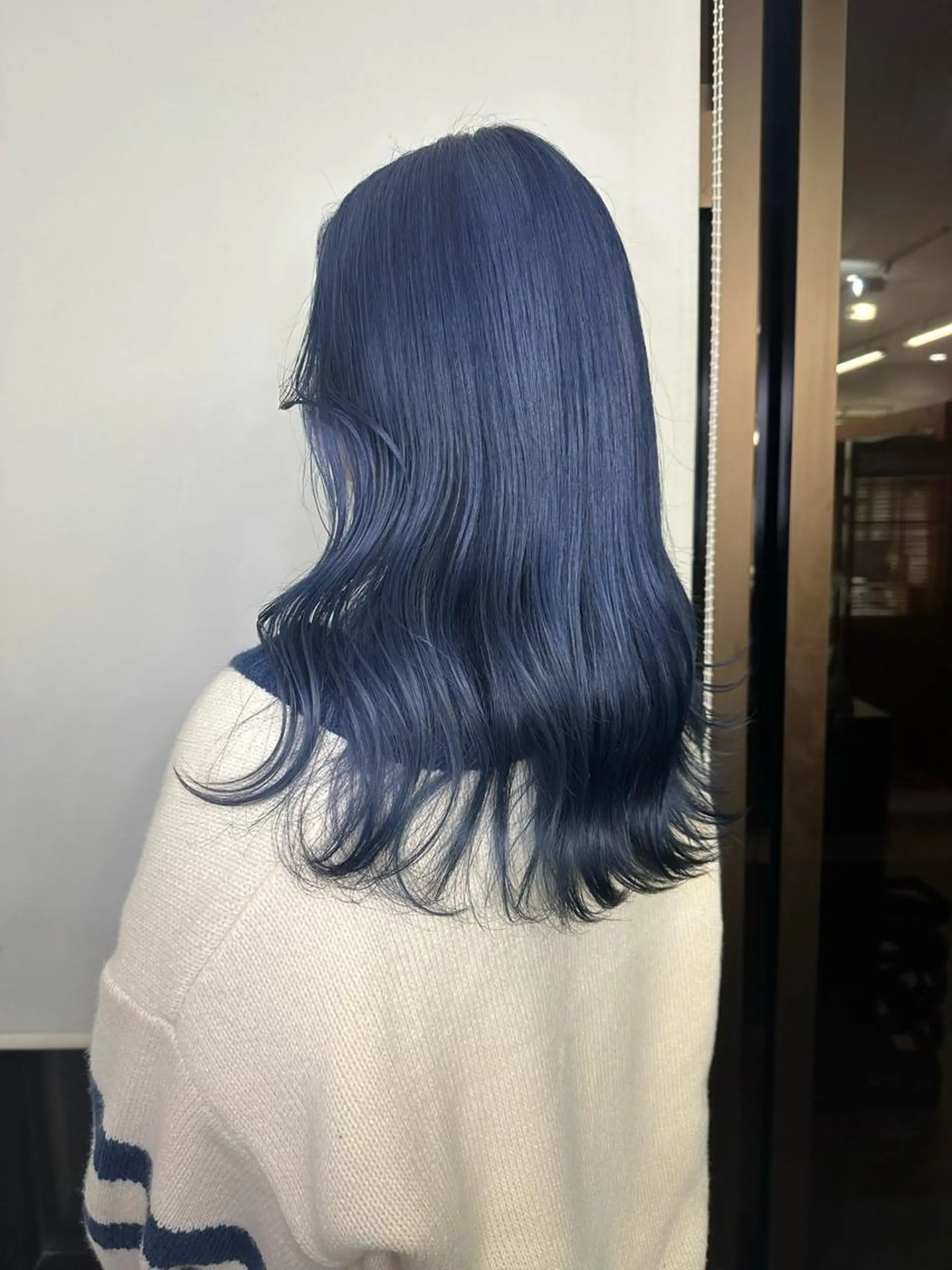 ミディアム カラー カット ヘアカラー トリートメント peg.hair所属・ブリーチカラー🫧 森　凪沙のヘアスタイル