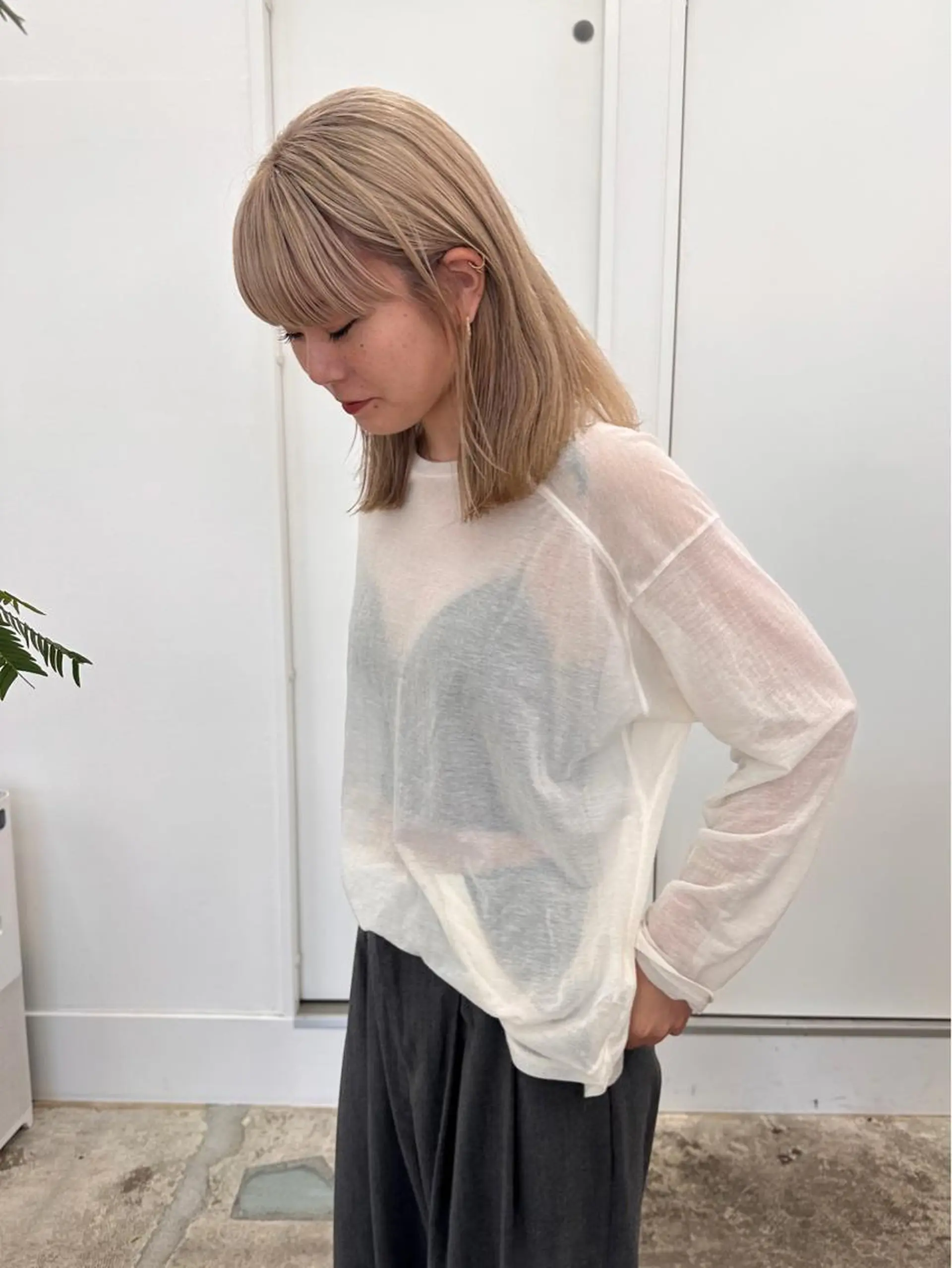 セミロング カラー amy.所属・メンズカットパーマ/ ブリーチ高柳将太のヘアスタイル