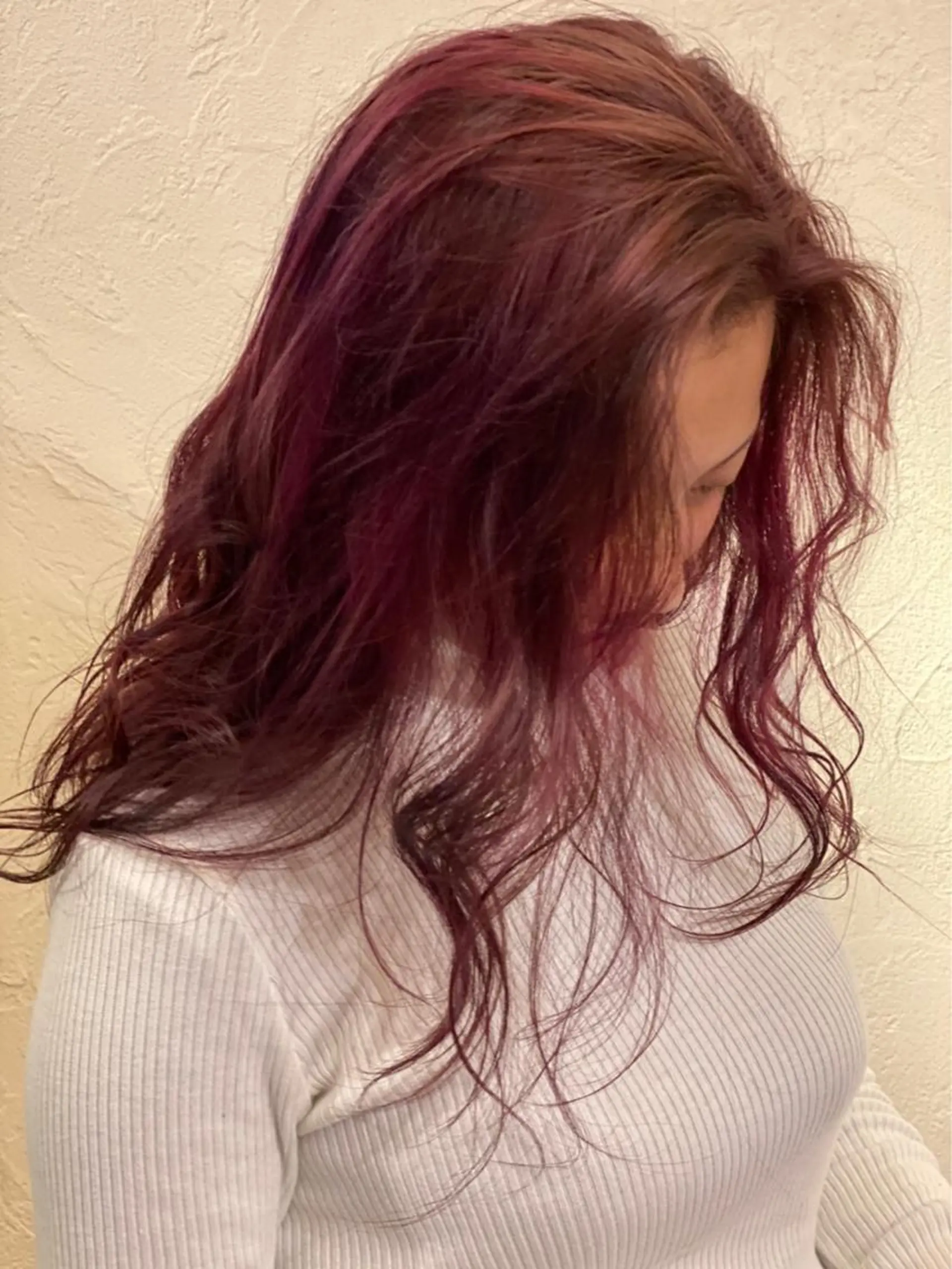 ロング ヘアカラー 井上 真利のヘアスタイル