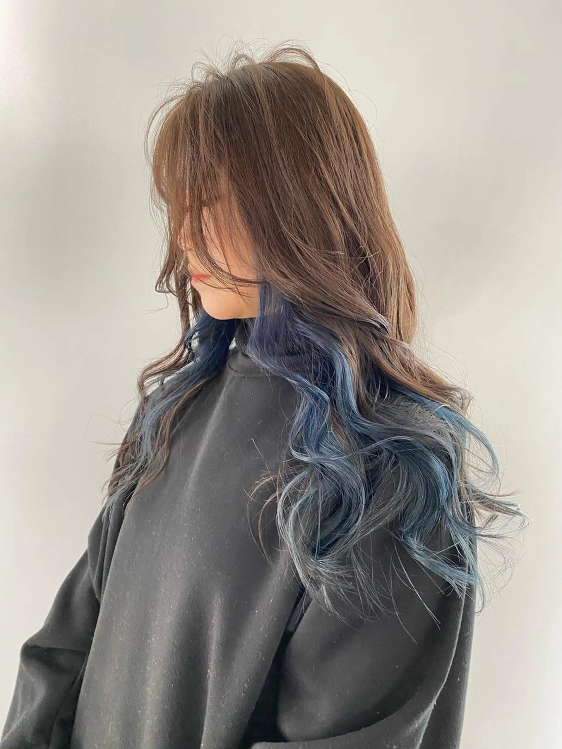 ロング カラー カット ヘアカラー トリートメント KOOKI スティードトーキョーのヘアスタイル