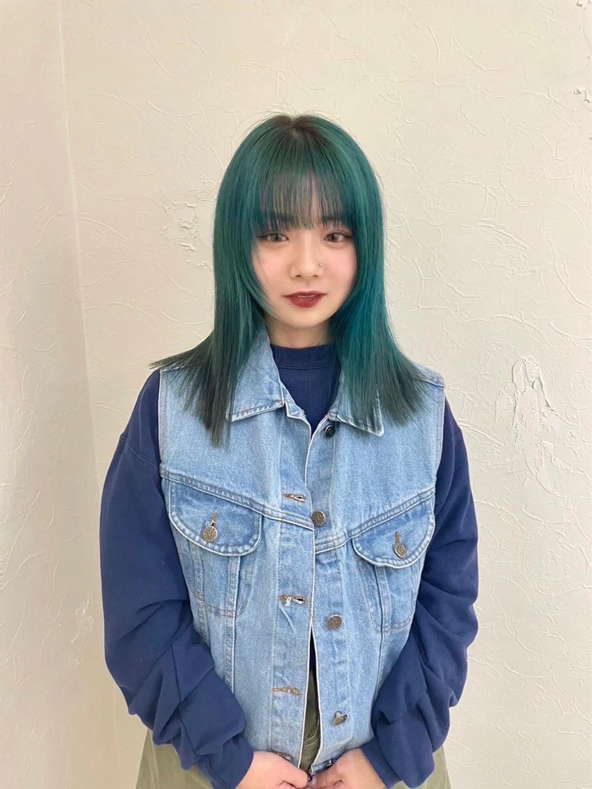 ミディアム カラー ヘアカラー puf/ rinaのヘアスタイル