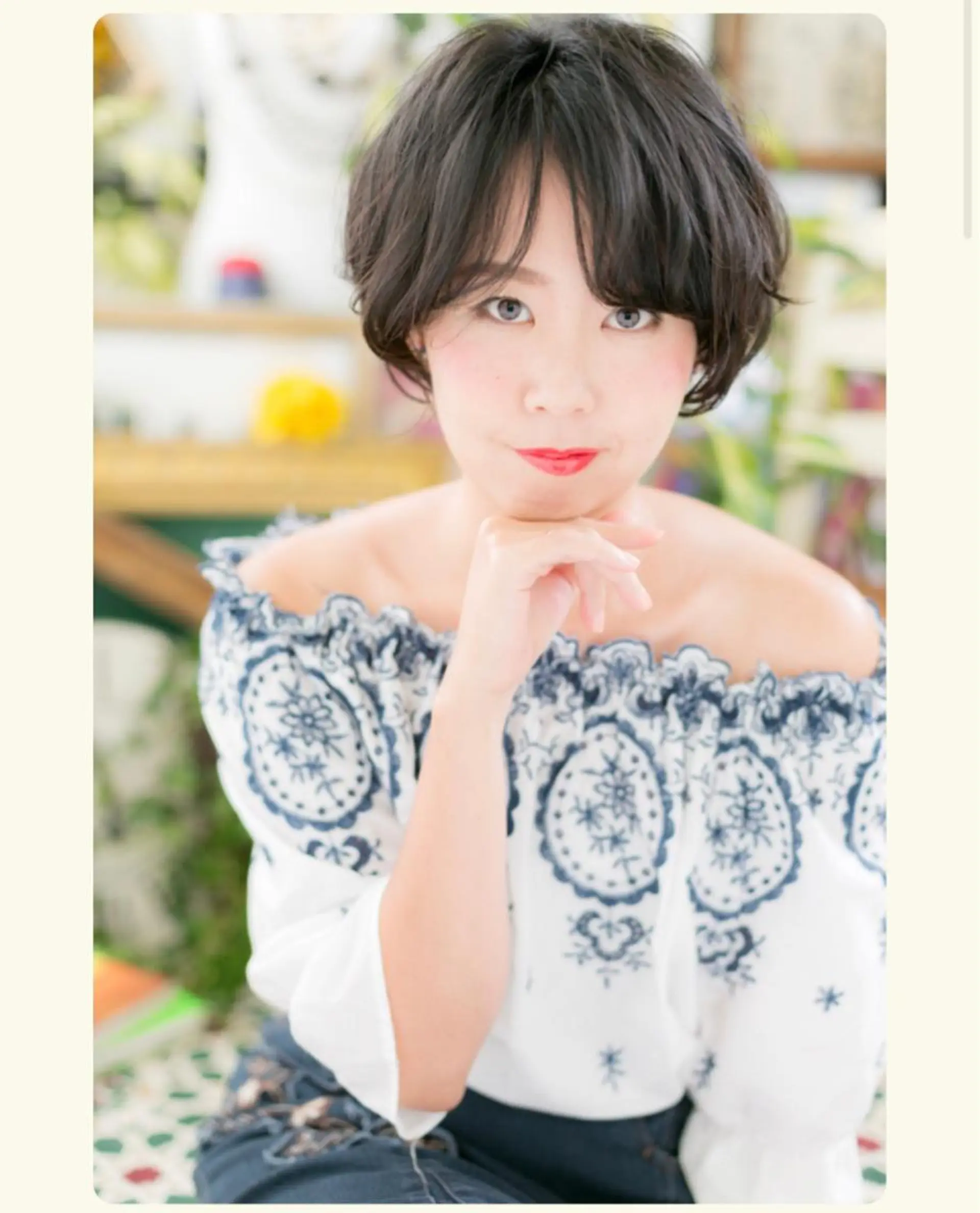 ショート ショートヘア 中舘 安津子のヘアスタイル