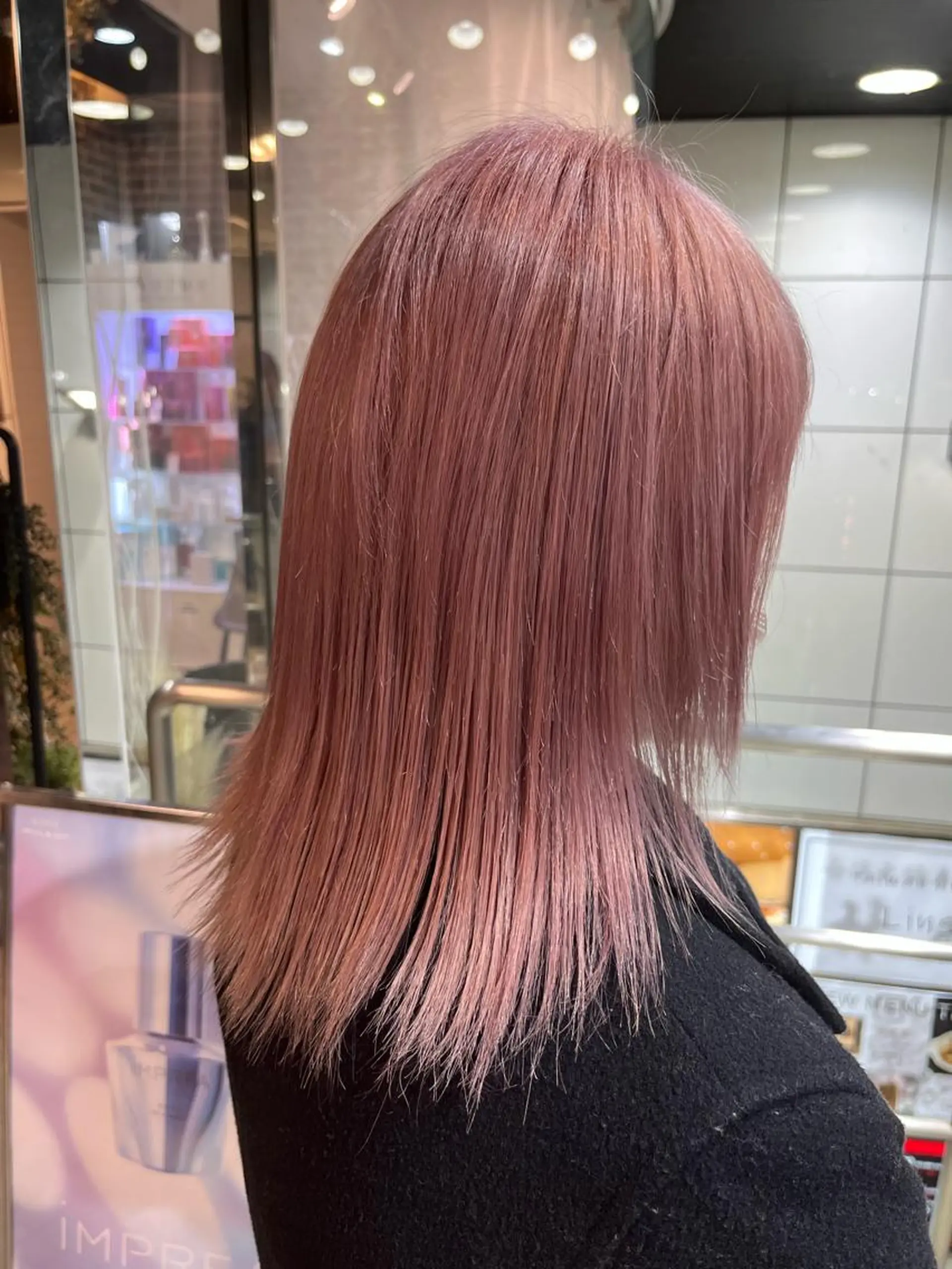 ミディアム カラー 💖デザインカラー/ タダ ハナカ💖のヘアスタイル