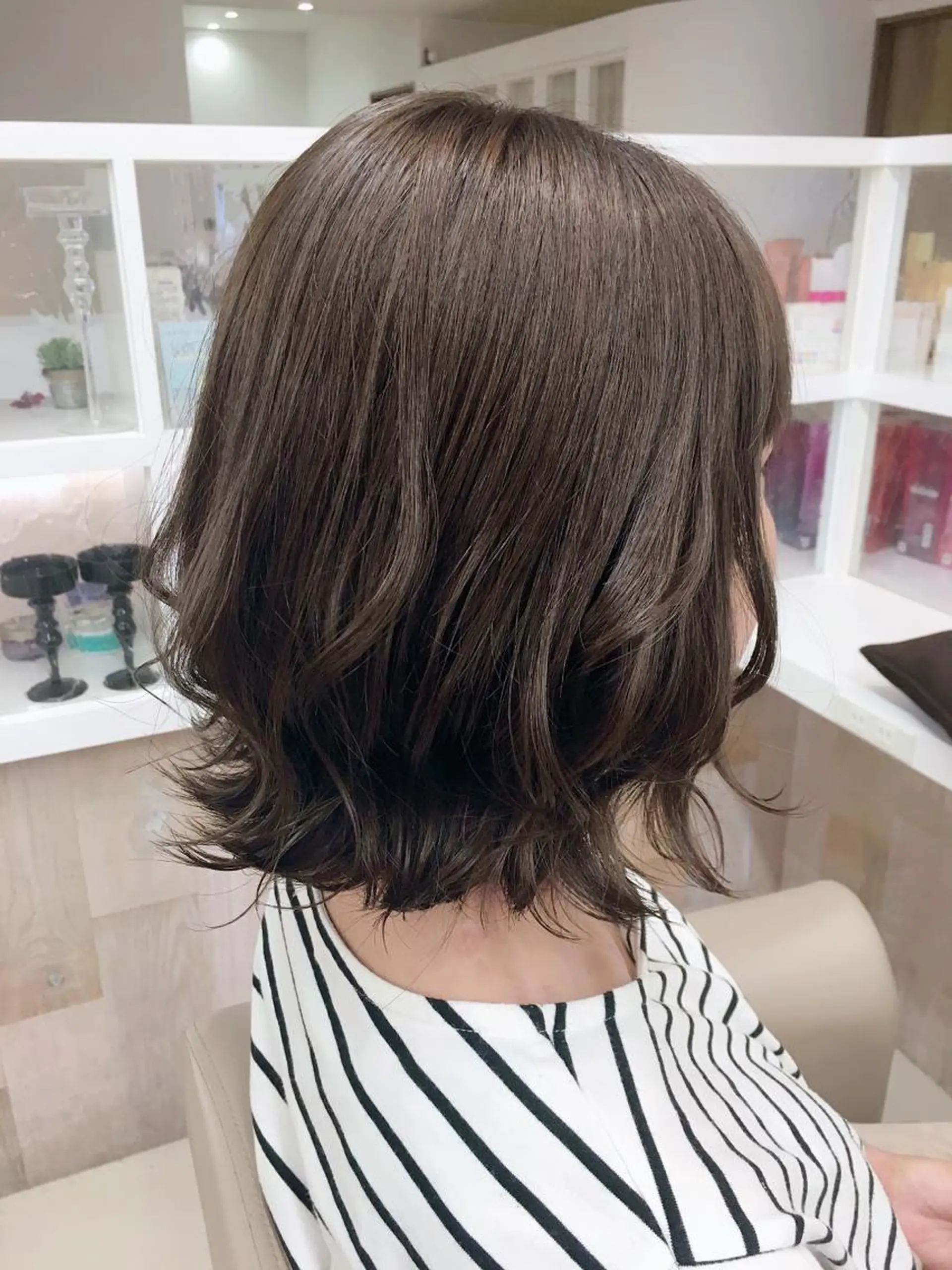 ミディアム カラー ヘアアレンジ 大人可愛いをご提案✨ 宮崎　雅美のヘアスタイル