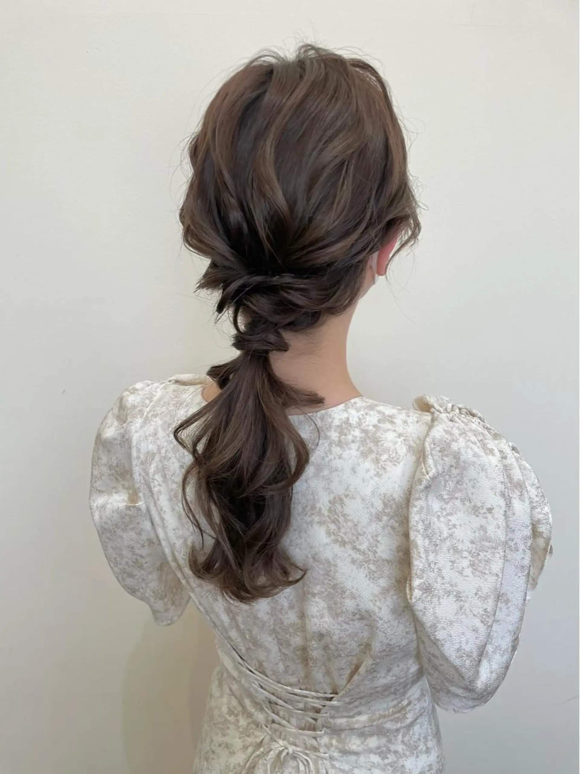 セミロング ヘアアレンジ ヘアメイク new meのヘアスタイル