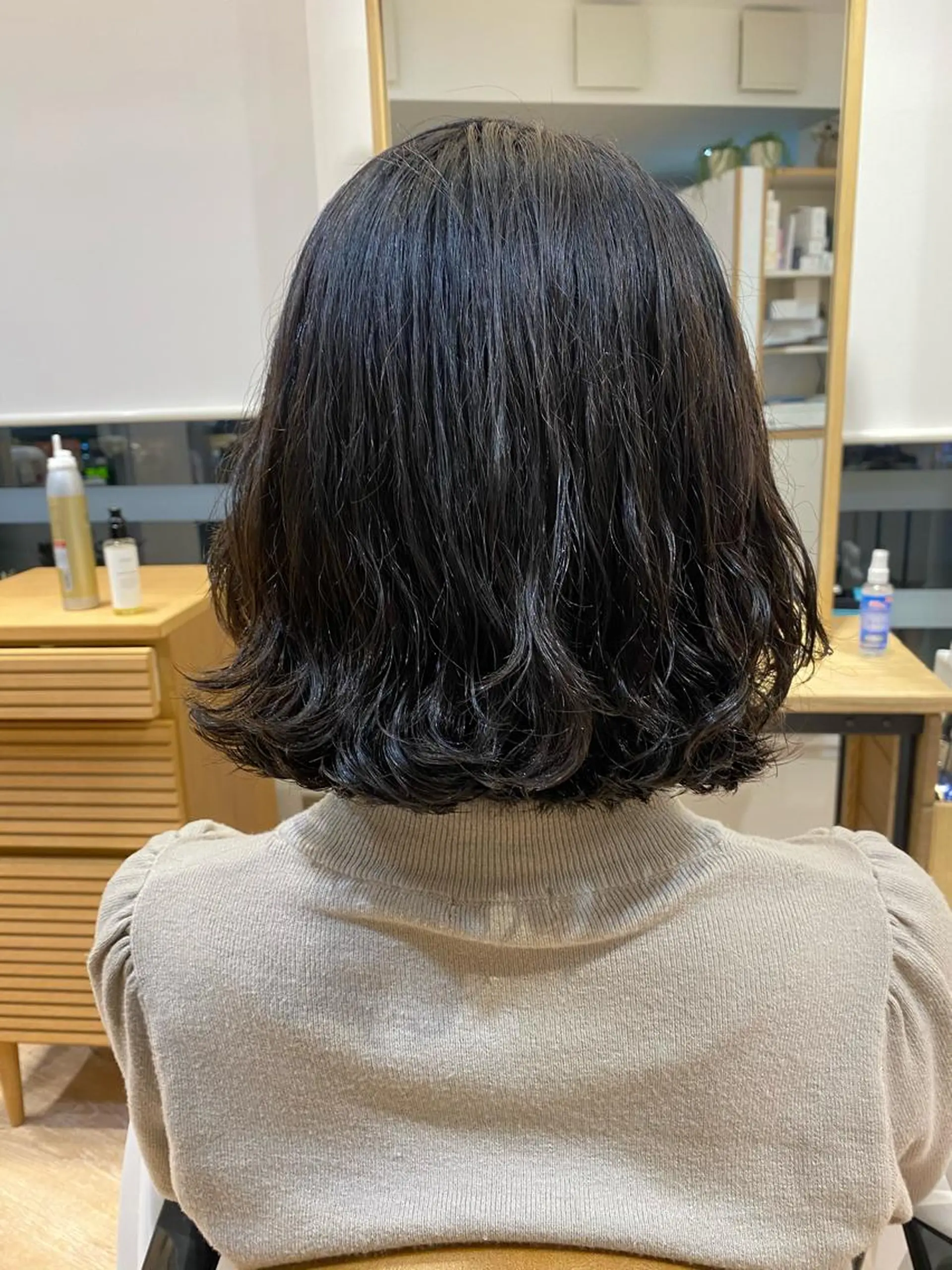 ミディアム パーマ カット パーマ ❤️パーマ美容師✂︎ 井口美緒のヘアスタイル