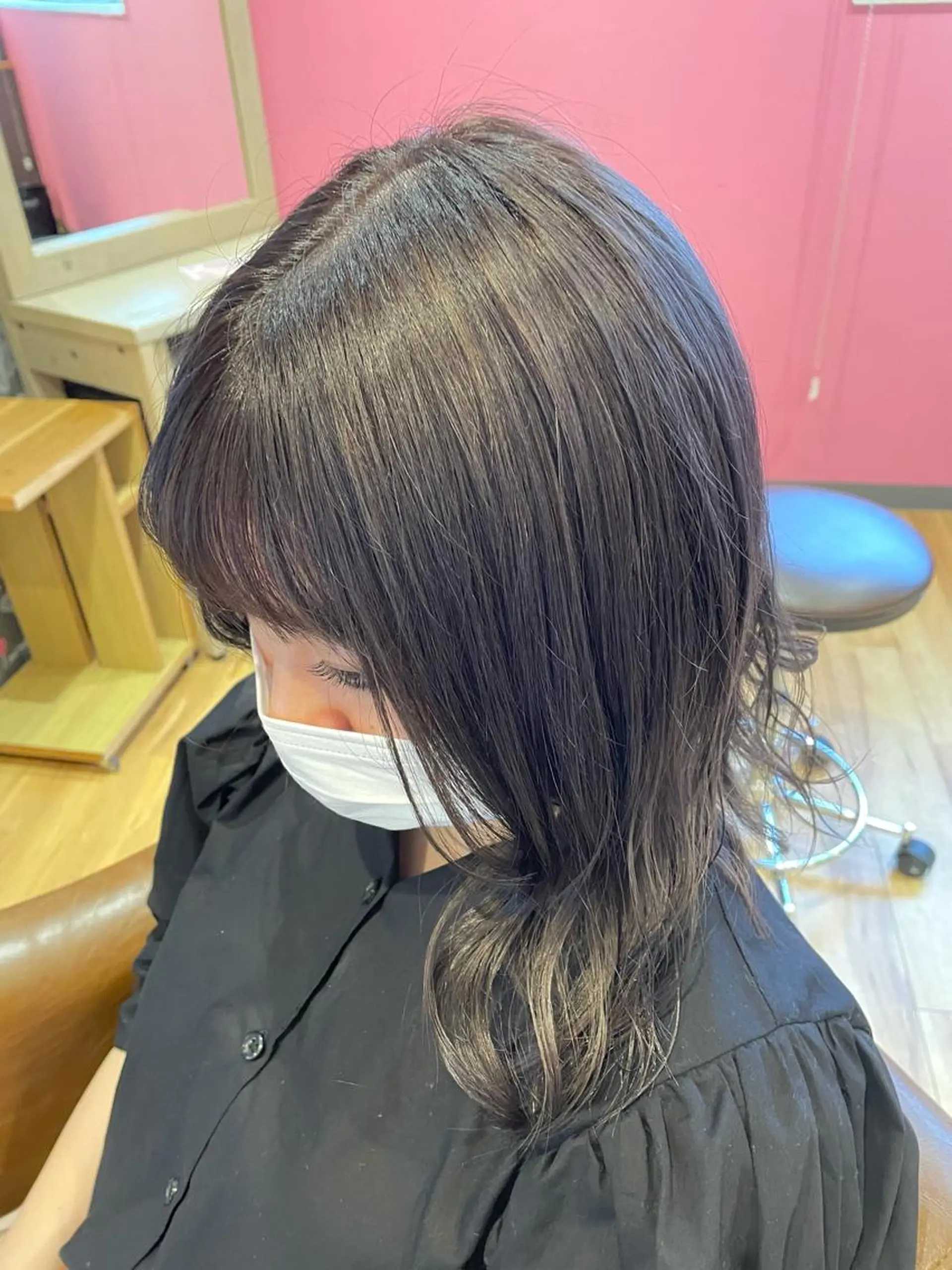 ミディアム カラー ラベンダーカラー ヘアカラー 北九州美容室 🕊️わかな✂︎のヘアスタイル