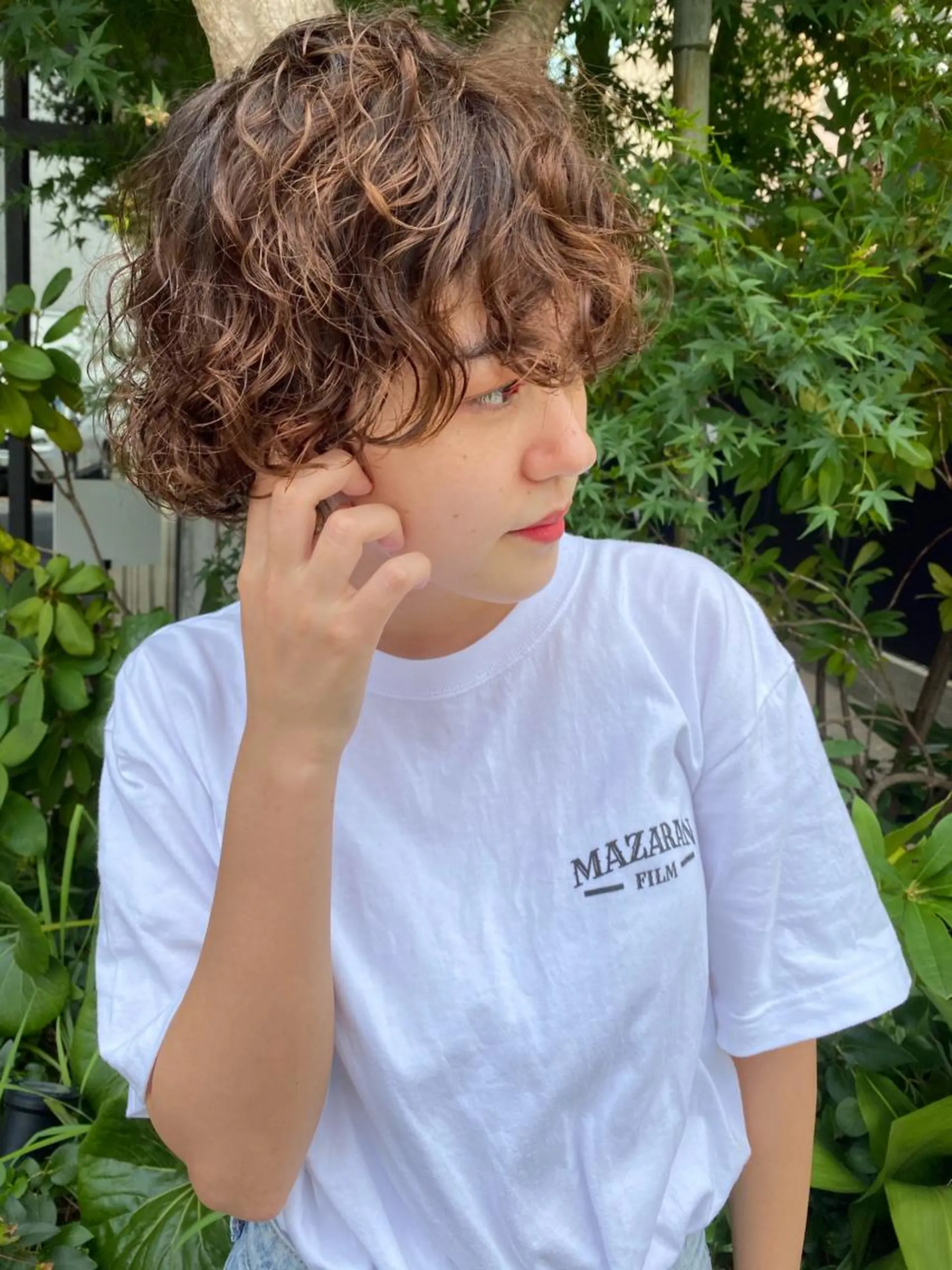 ショート パーマ 韓国風/髪質改善/ ナガヤアキラのヘアスタイル