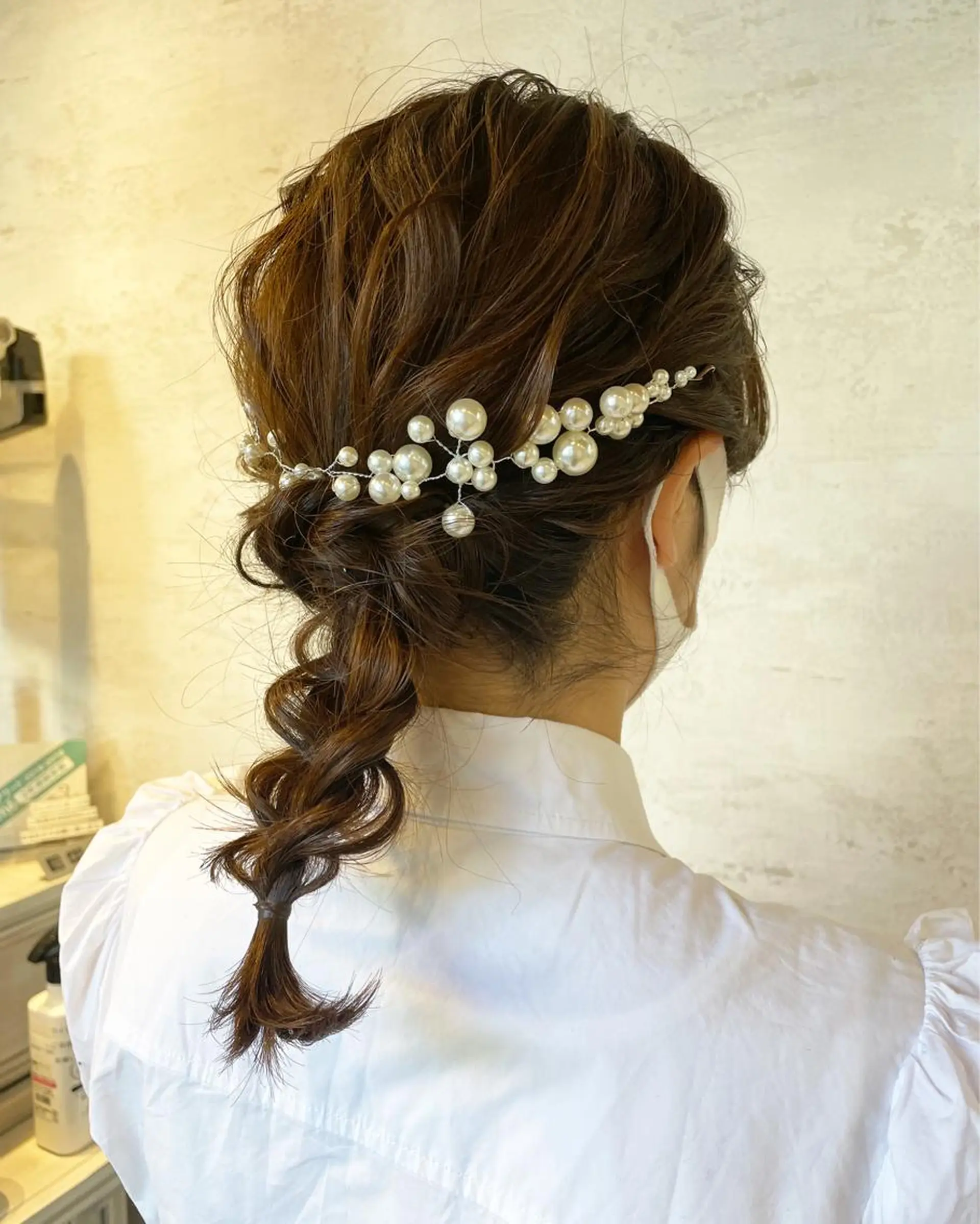 ミディアム ヘアアレンジ 女性に人気♪ はやしほのかのヘアスタイル