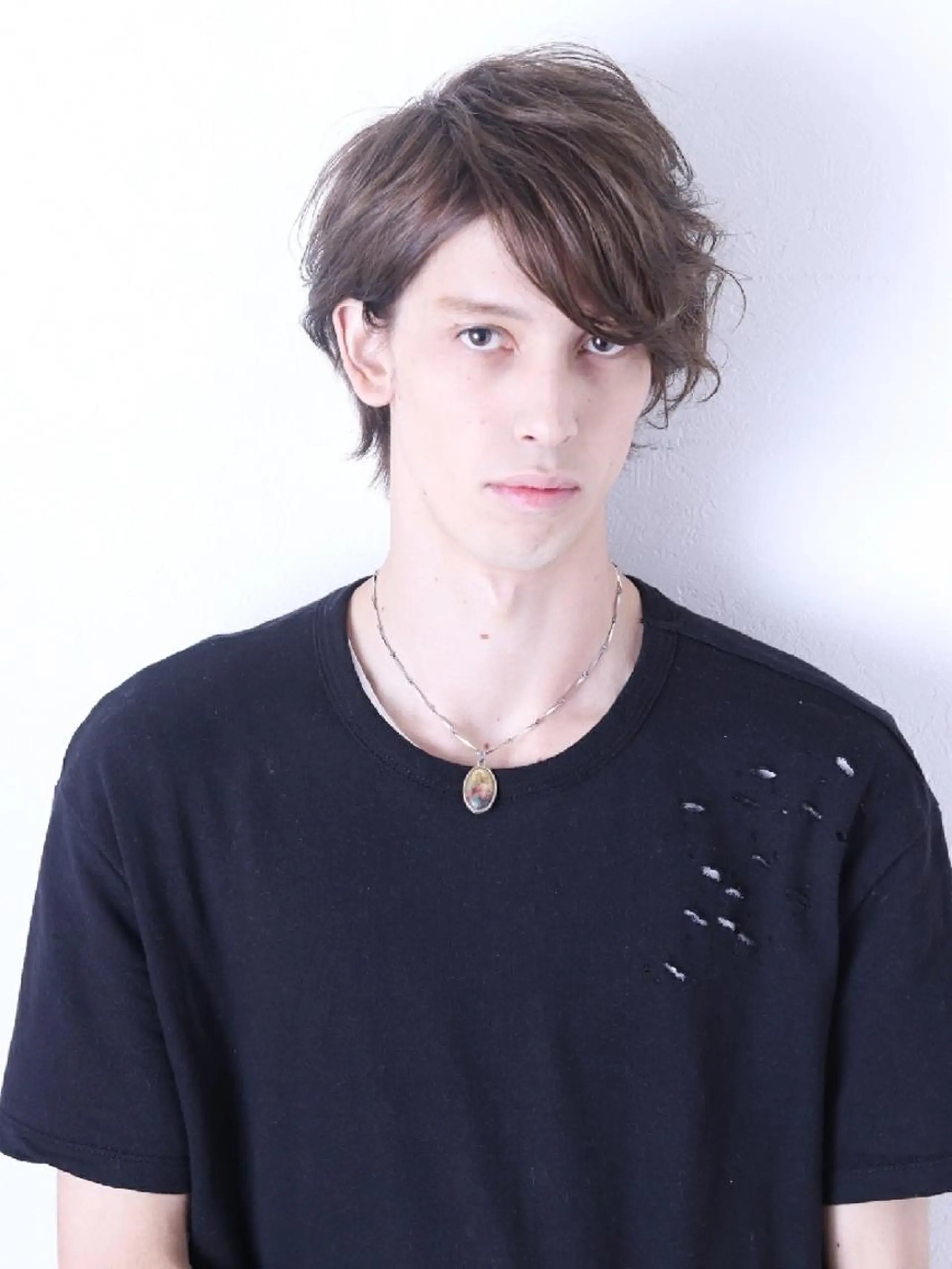 ミディアム パーマ メンズ カラー カット パーマ トリートメント ヘッドスパ TV出演&受賞歴有☆ 宮本輝正のヘアスタイル