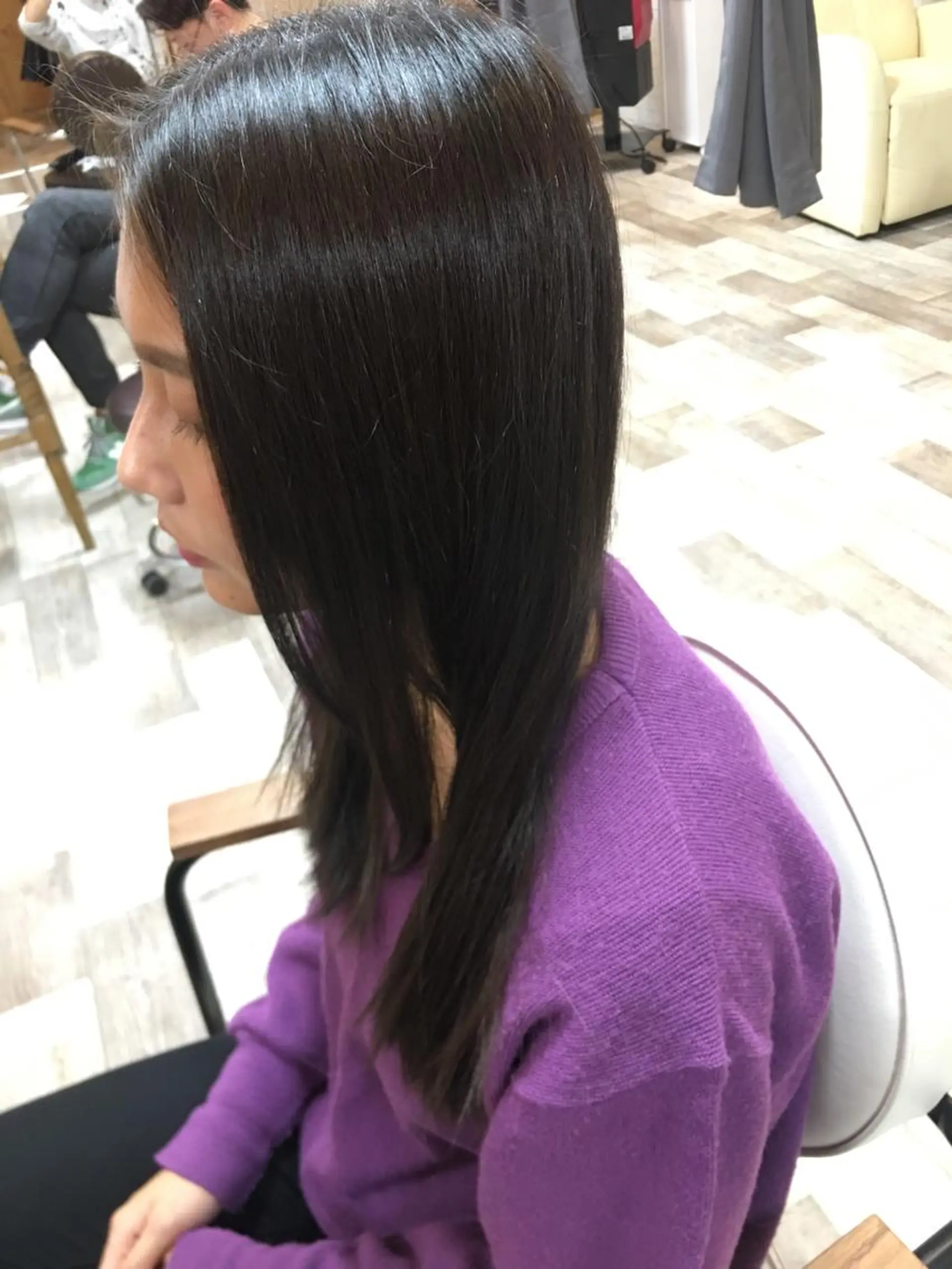 ロング カラー ku-to 井上　晴日のヘアスタイル