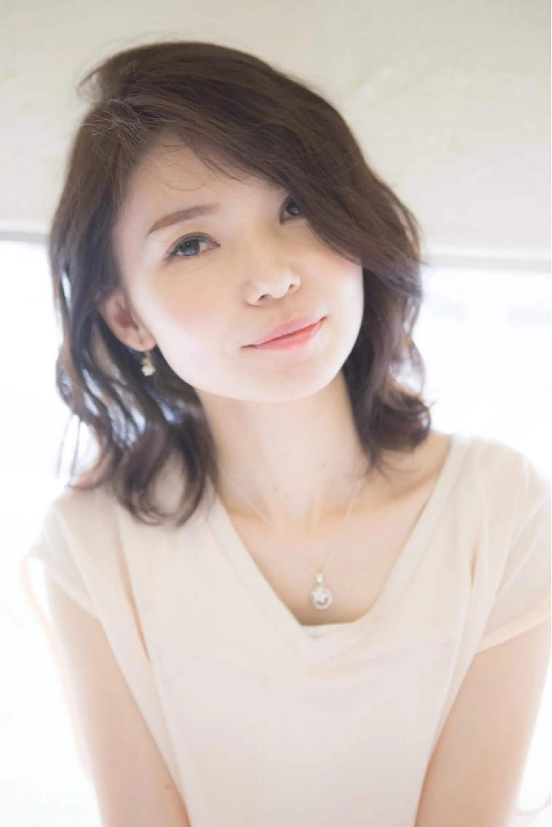 ミディアム カラー パーマ カット パーマ トリートメント 加藤 茂之のヘアスタイル