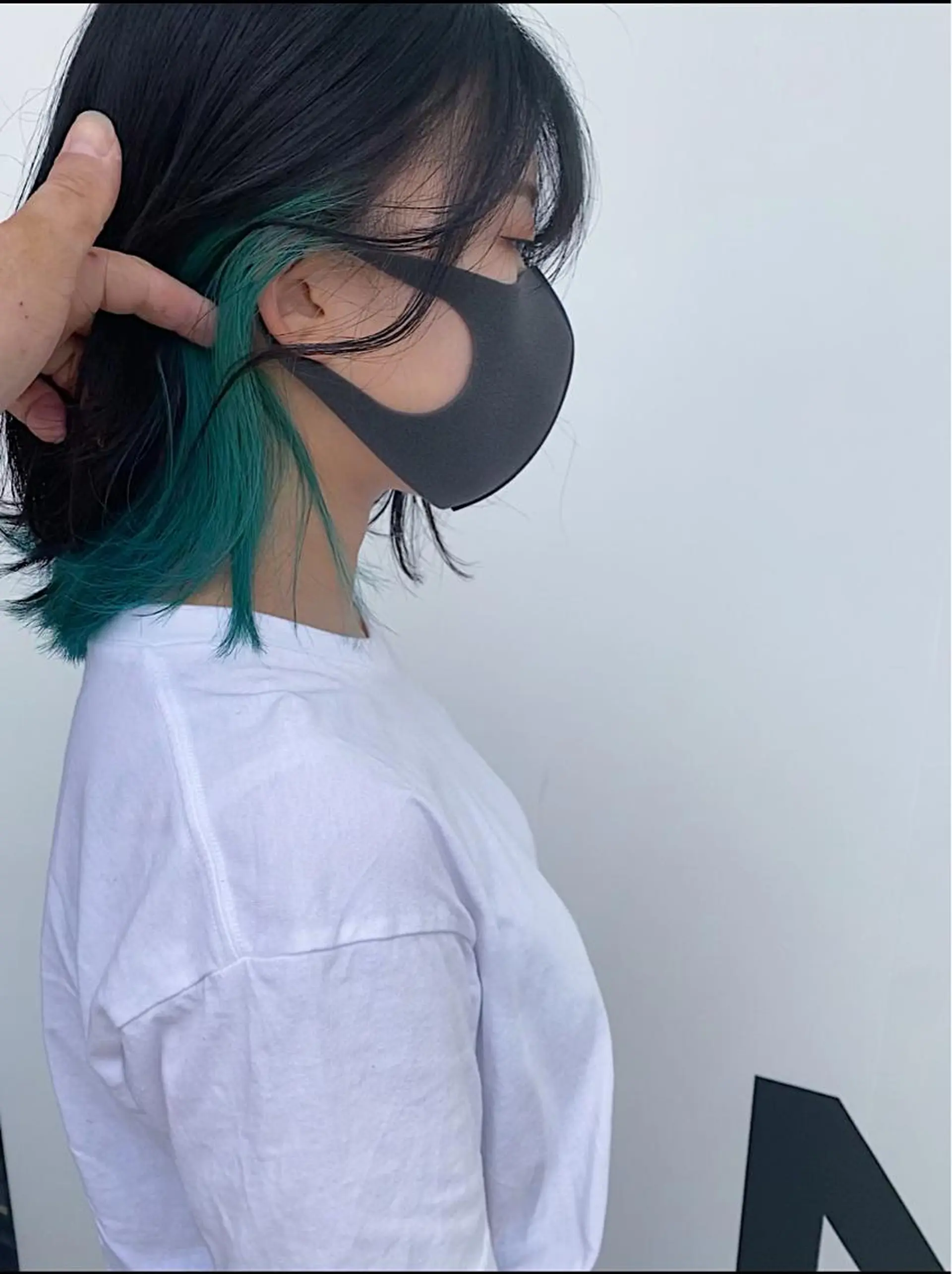 ミディアム カラー ブリーチ 透明感カラー 髪質改善 トリートメント ヘアカラー ブリーチカラー/ 岩破瑞希のヘアスタイル