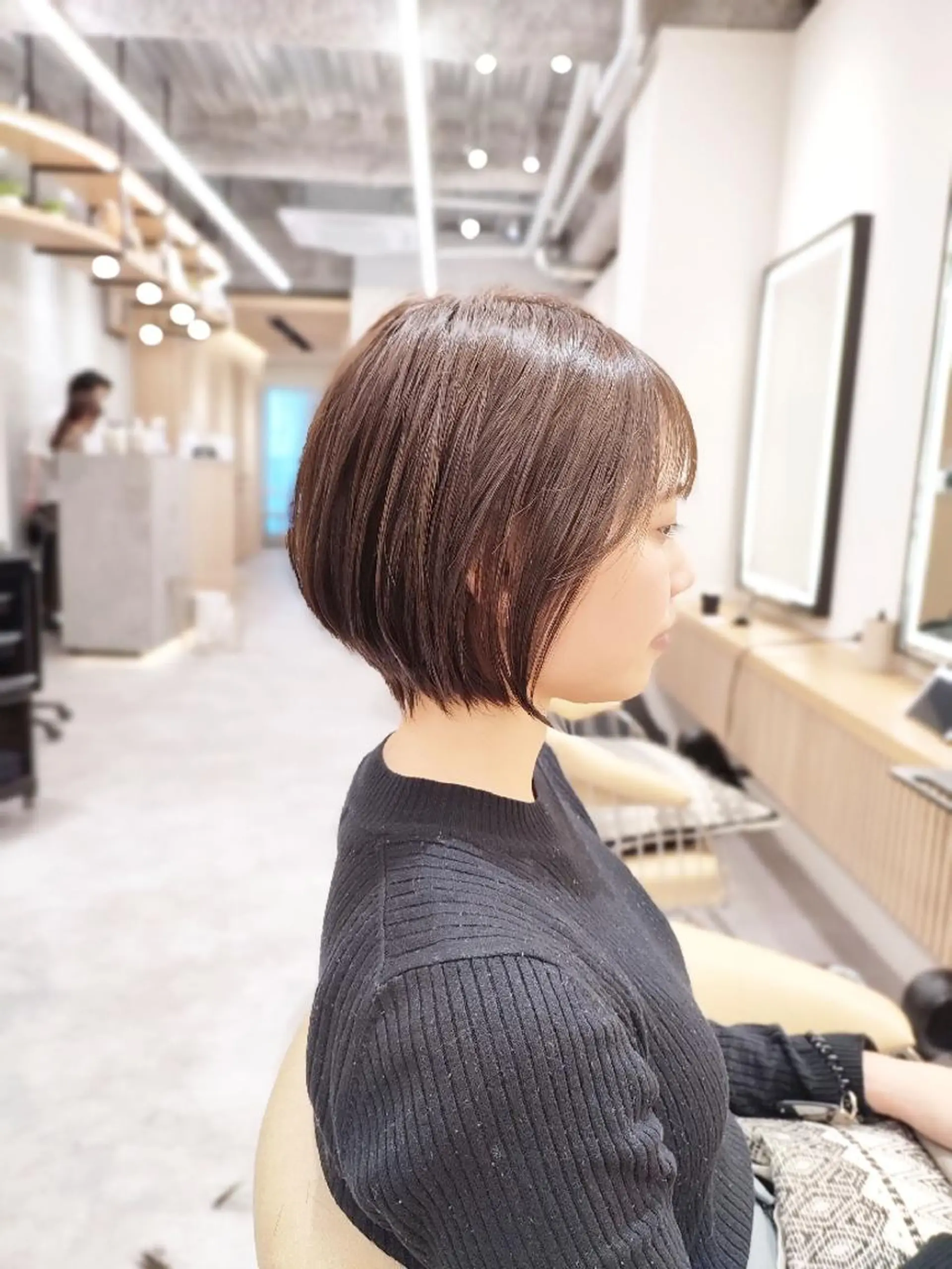 ショート ショートボブ ボブ ショートヘア 【似合わせ・レイヤー ・パーマ】海気のヘアスタイル