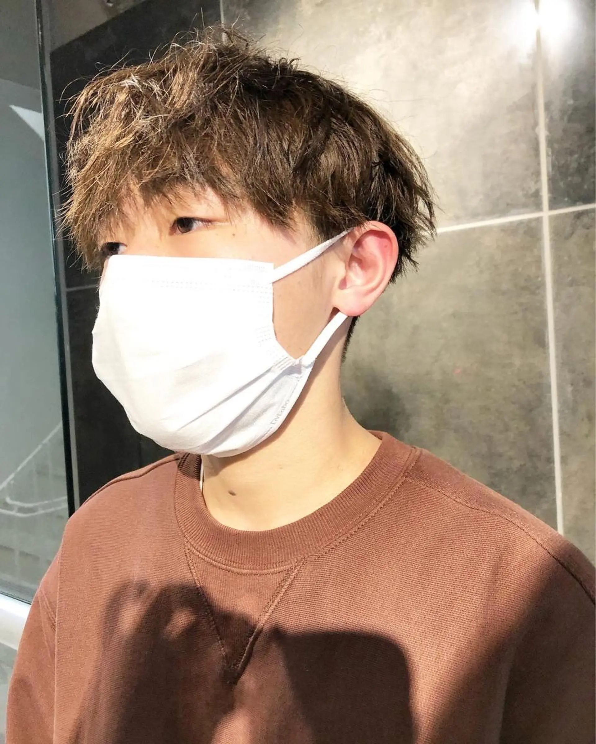 カラー ヘアアレンジ メンズ 黒髪 カット ヘアカラー トリートメント ヘアセット メンズ特化✂️栗原 侑也のヘアスタイル