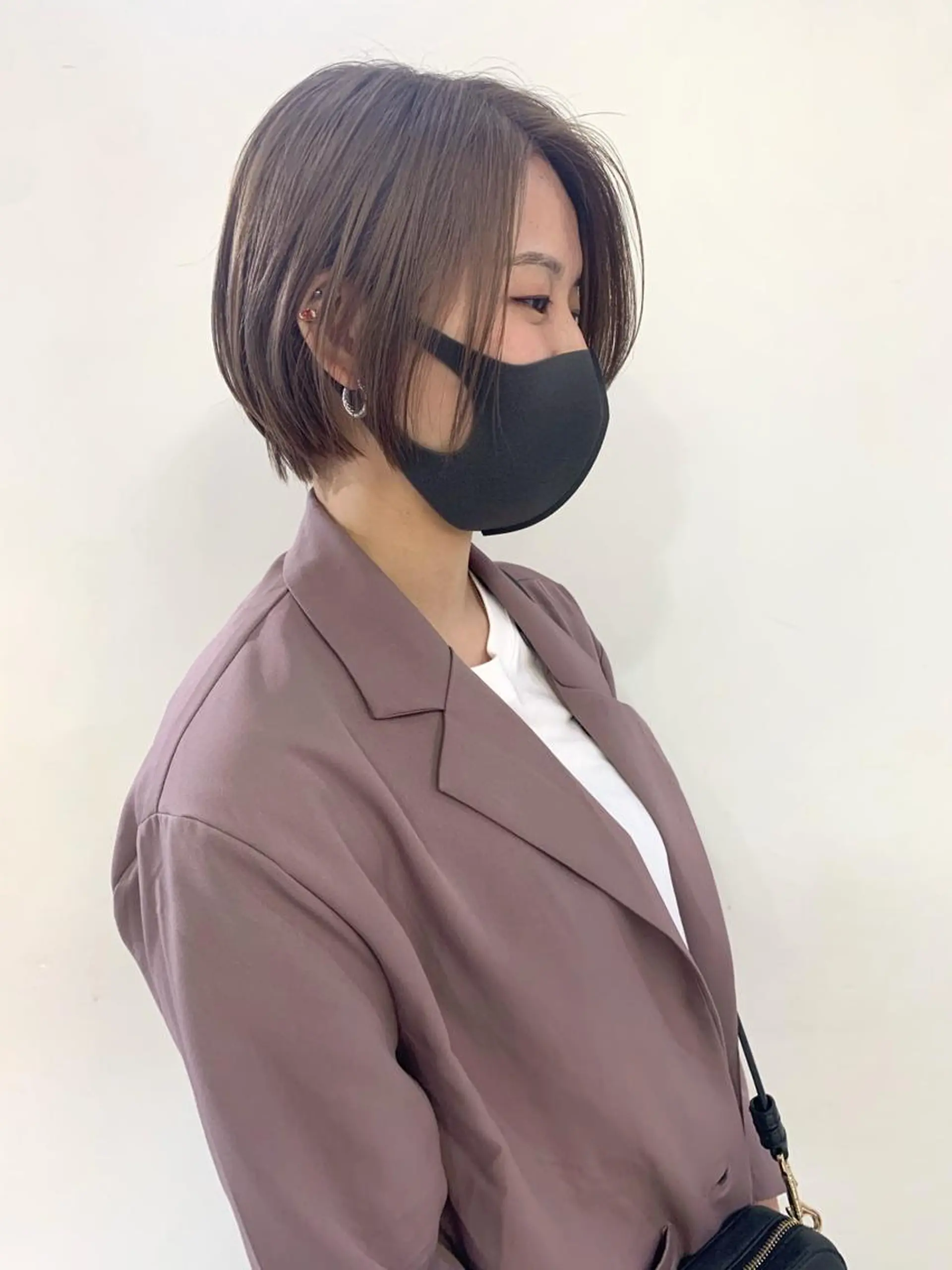 ショート カラー カット ヘアカラー トリートメント ボブ/大人ヘア k-two濱田のヘアスタイル