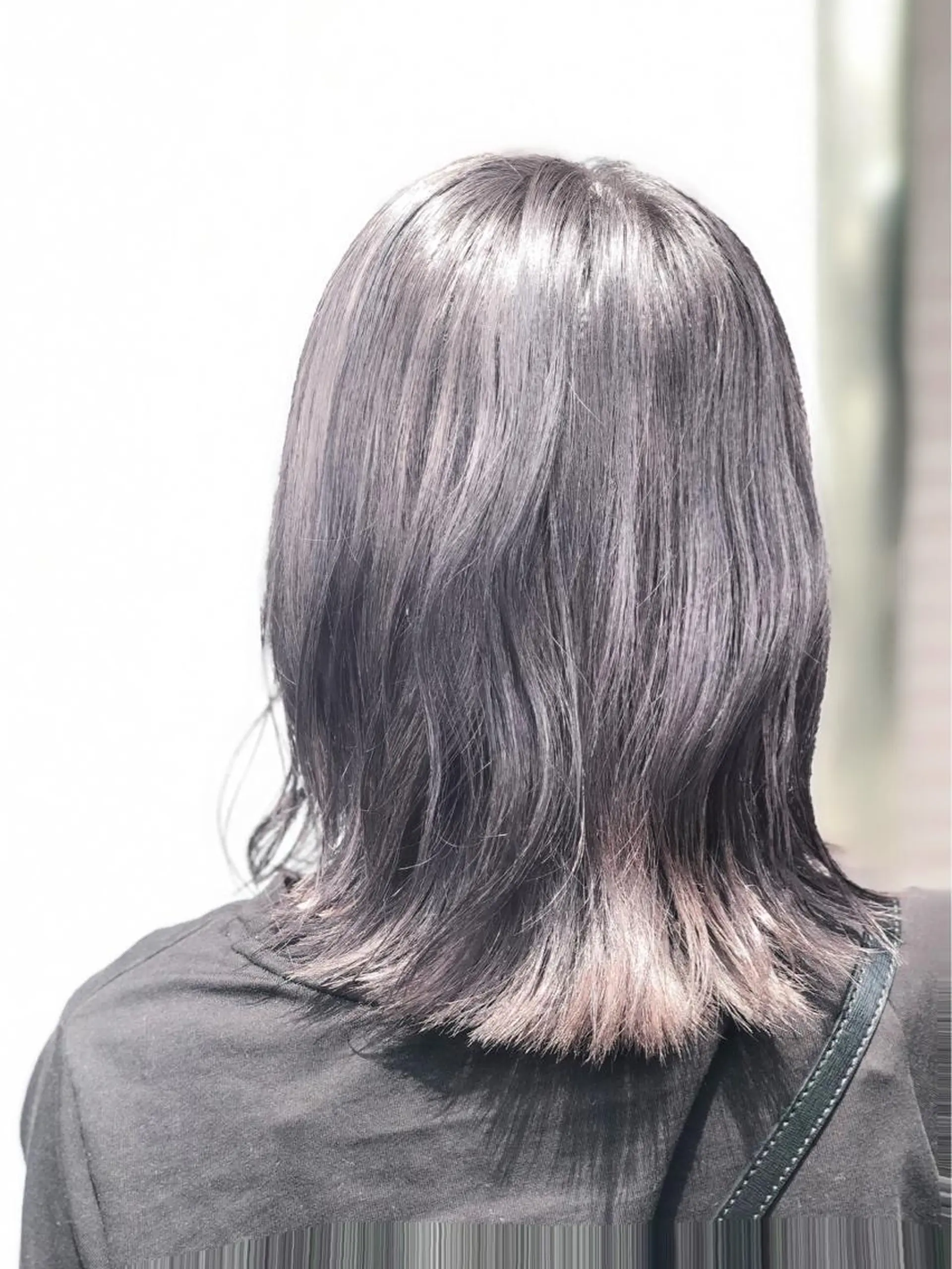 ミディアム カット ヘアカラー トリートメント 菊池 幹のヘアスタイル
