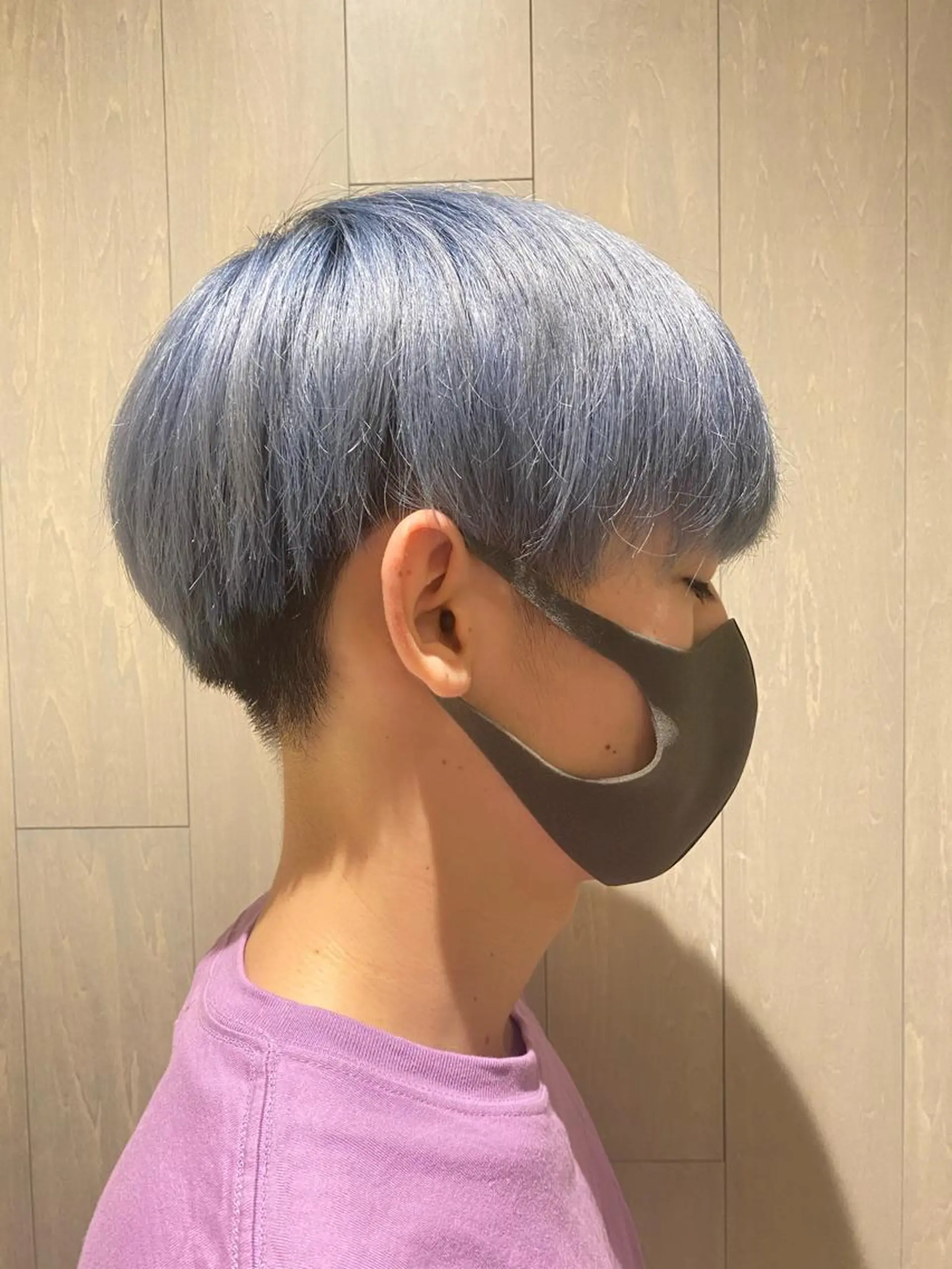 ショート カラー メンズ 糟谷 慈英のヘアスタイル