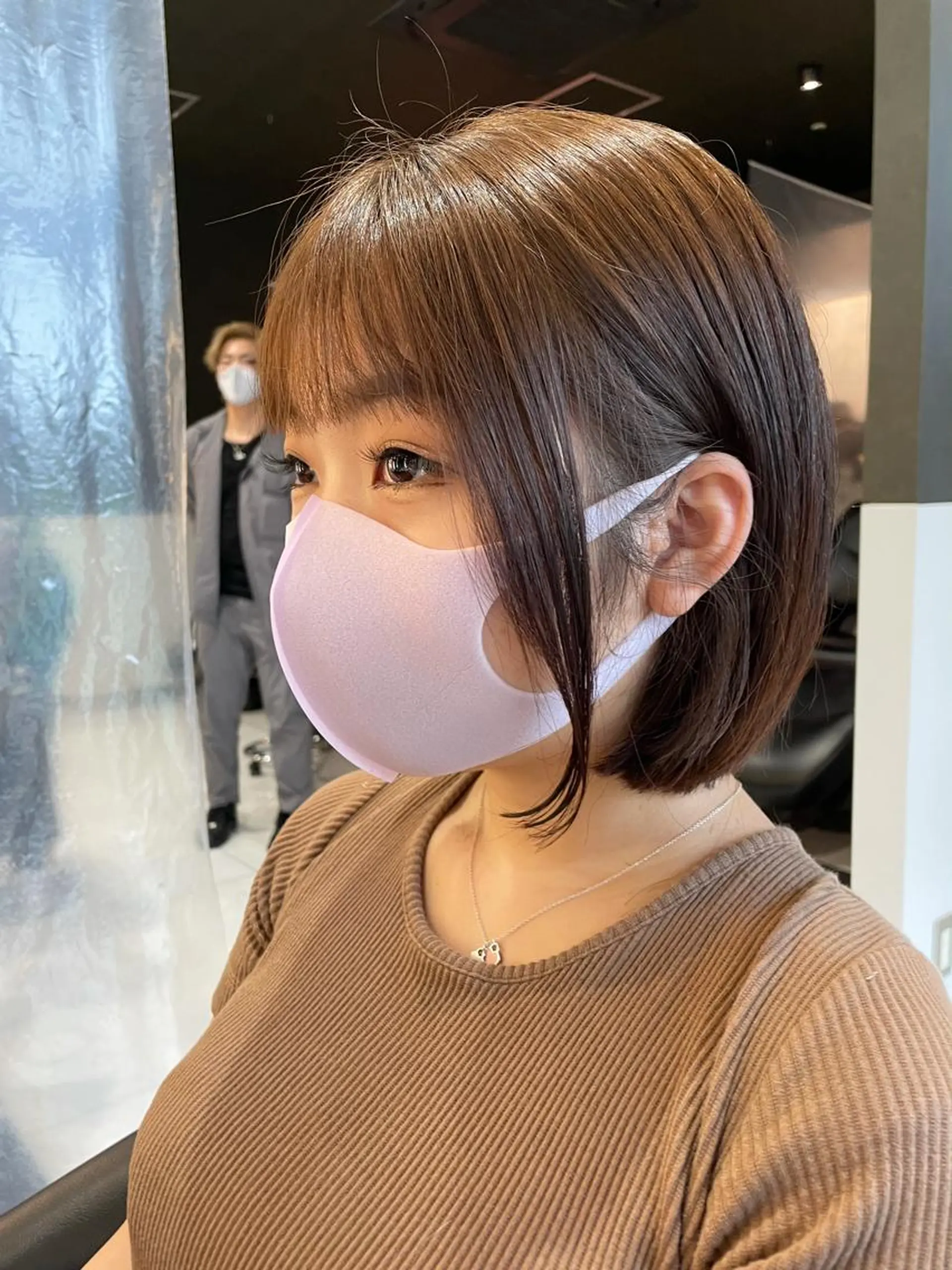 ショート カラー カット ヘアカラー メンズヘア特化 崎田 成人のヘアスタイル