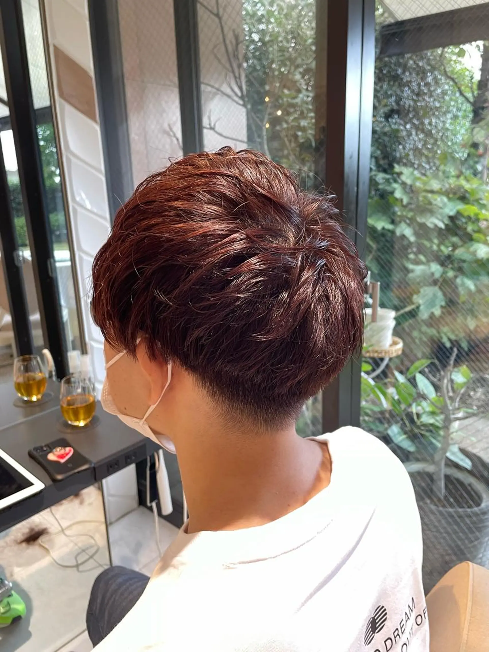 ショート カラー メンズ ピンクカラー バイオレットカラー ショートヘア メンズ専門美容師✂︎ 大庭勝己のヘアスタイル