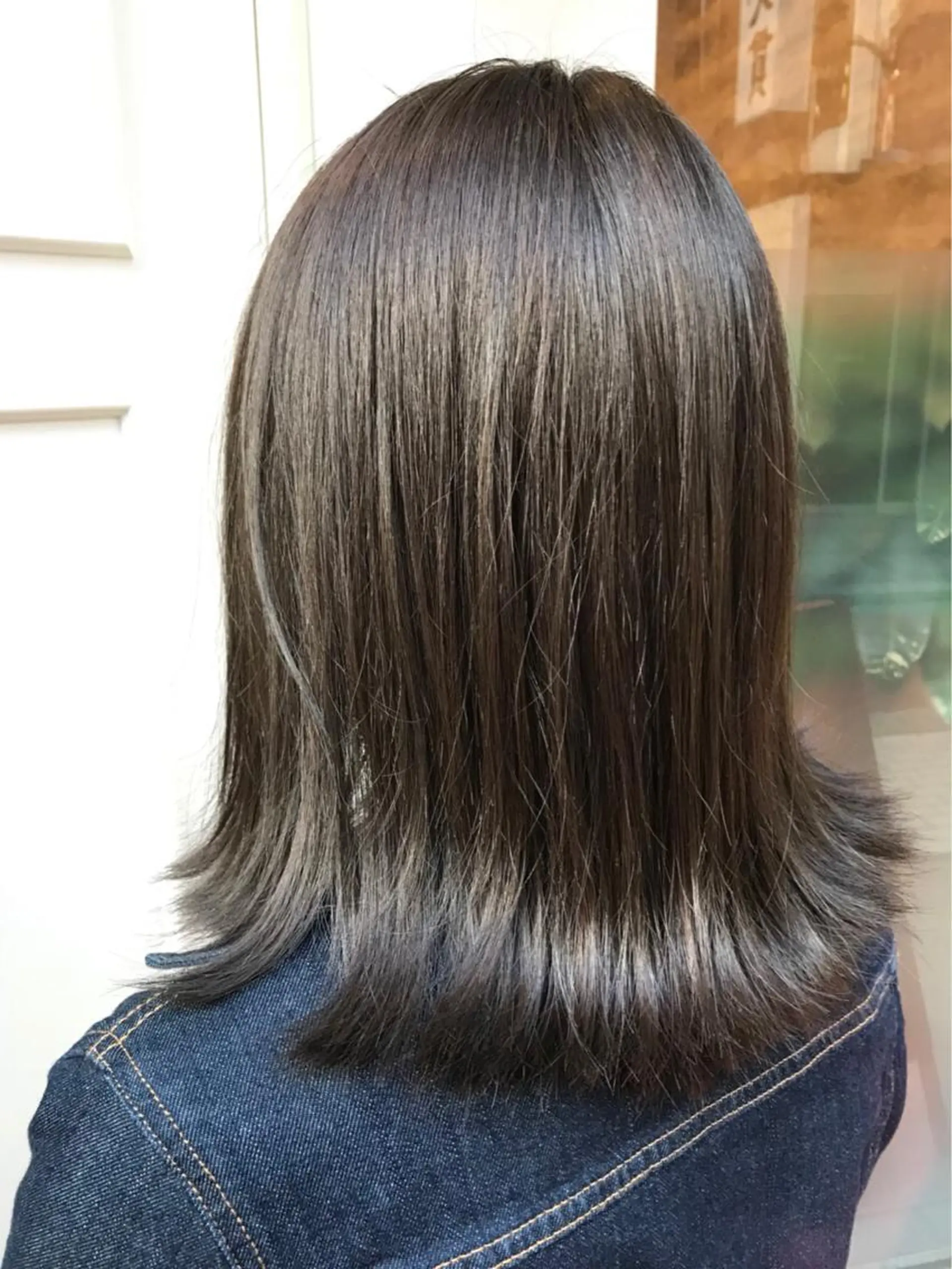 ミディアム カラー グレージュ 🫟Blanco🫟 Color&Careのヘアスタイル