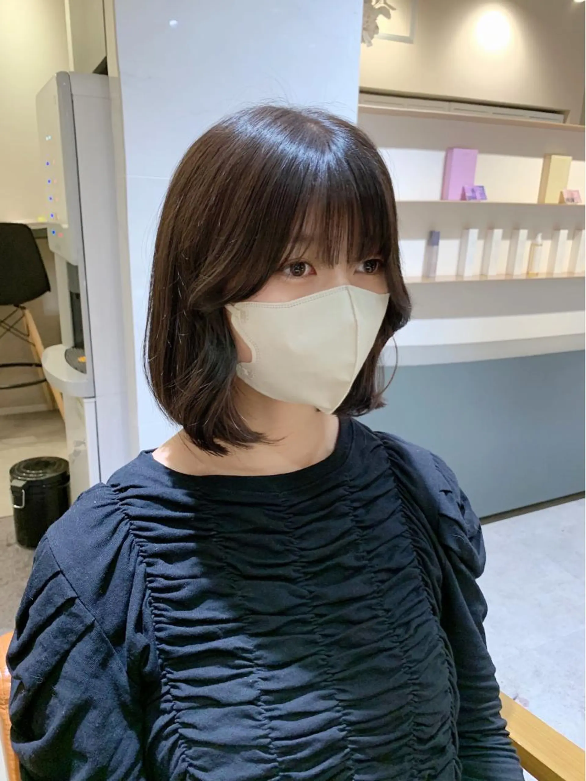 ミディアム 平尾 樹里のヘアスタイル