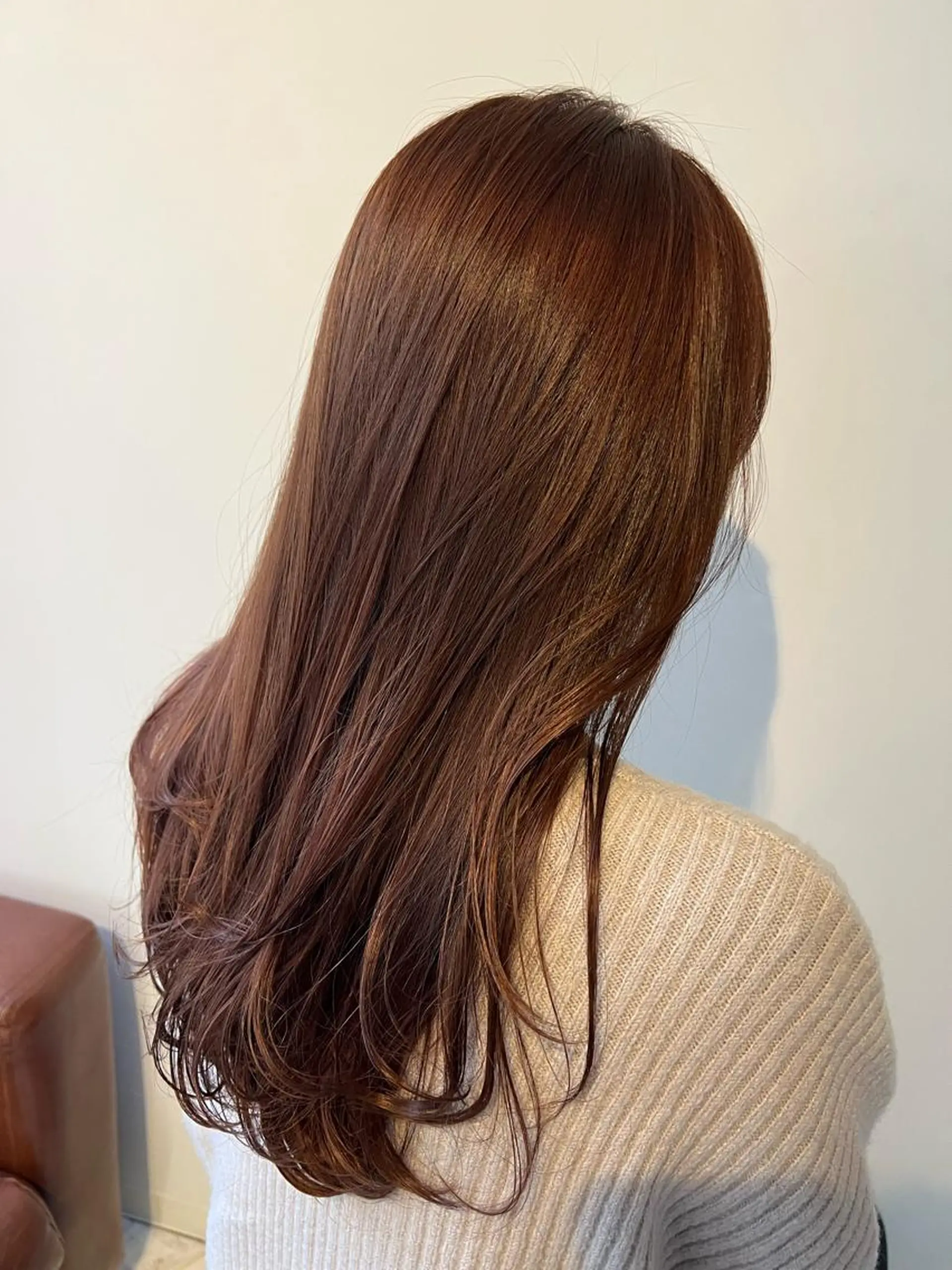 ロング カラー ブラウンカラー ハイライトカラー ピンクカラー ピンクブラウン ハイライト 🤍中野 レオ🤍のヘアスタイル