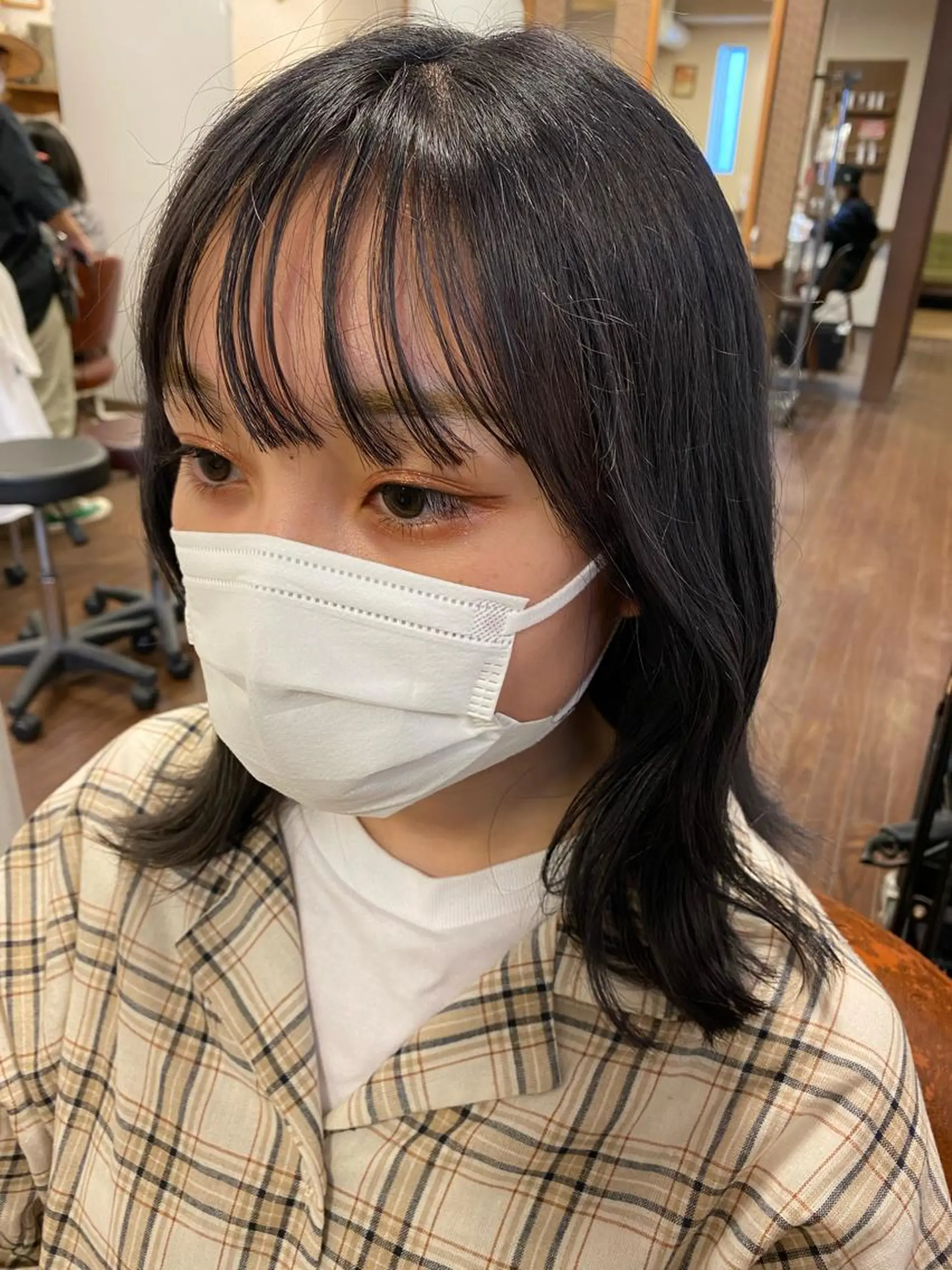 ミディアム カラー liL  hair サトウリョウタのヘアスタイル