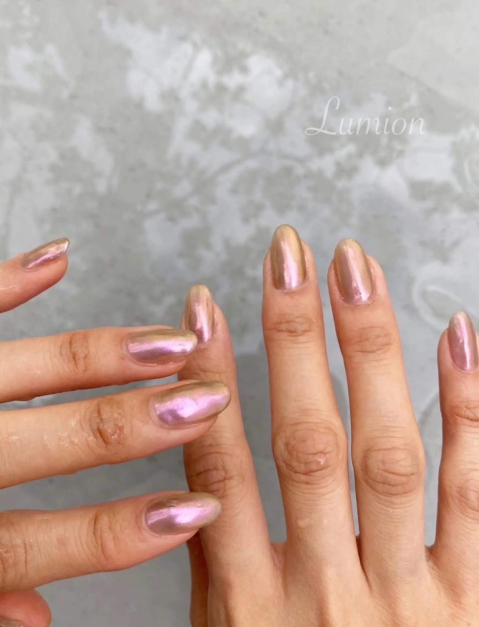 ネイル ミラーネイル ハンドネイル nailroom Lumionのネイルデザイン