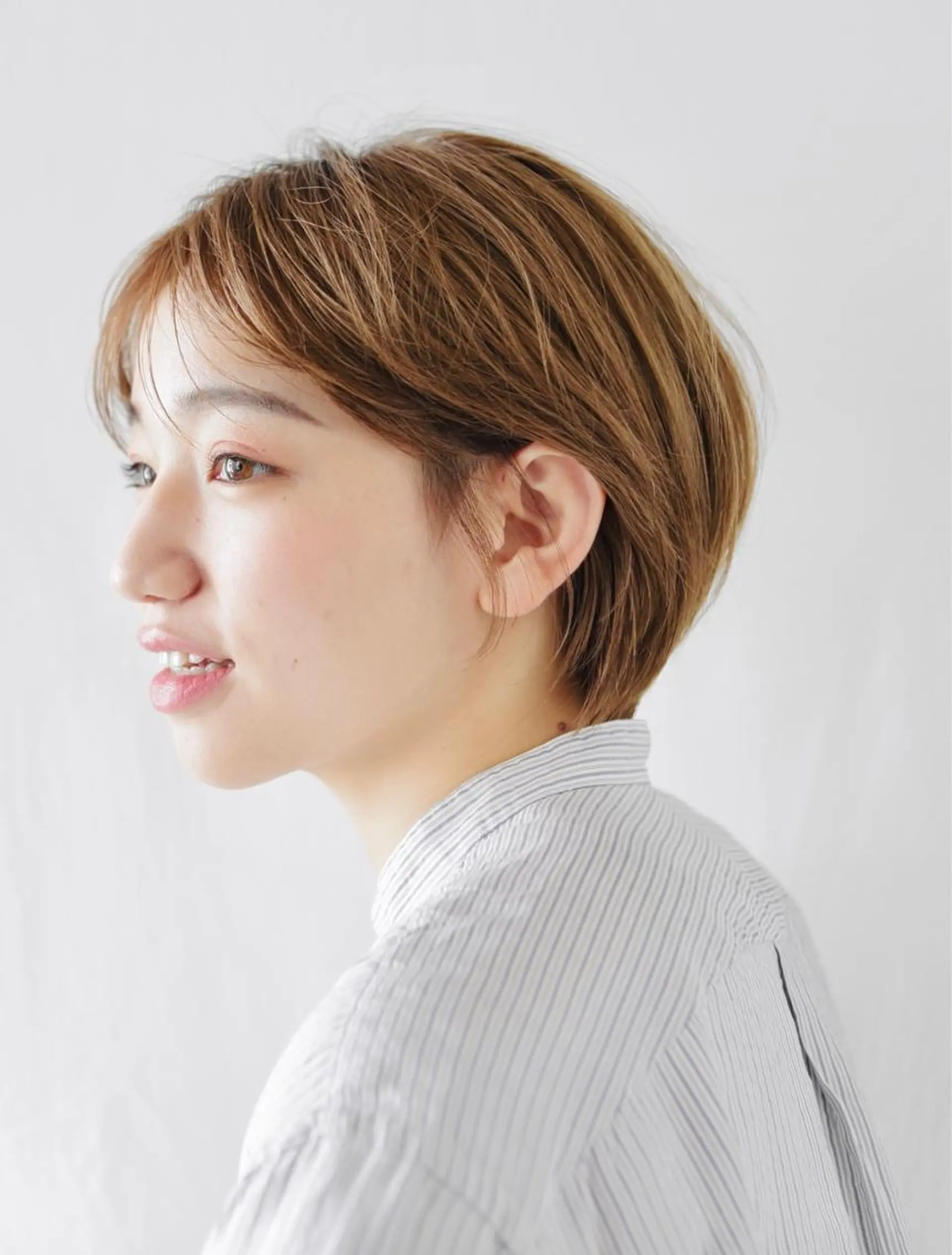 ショート ショートボブ ハンサムショート ボブ くびれヘア ハイライト カット ヘアカラー トリートメント ショートボブ髪質改善 縮毛矯正のプロ山道潤のヘアスタイル