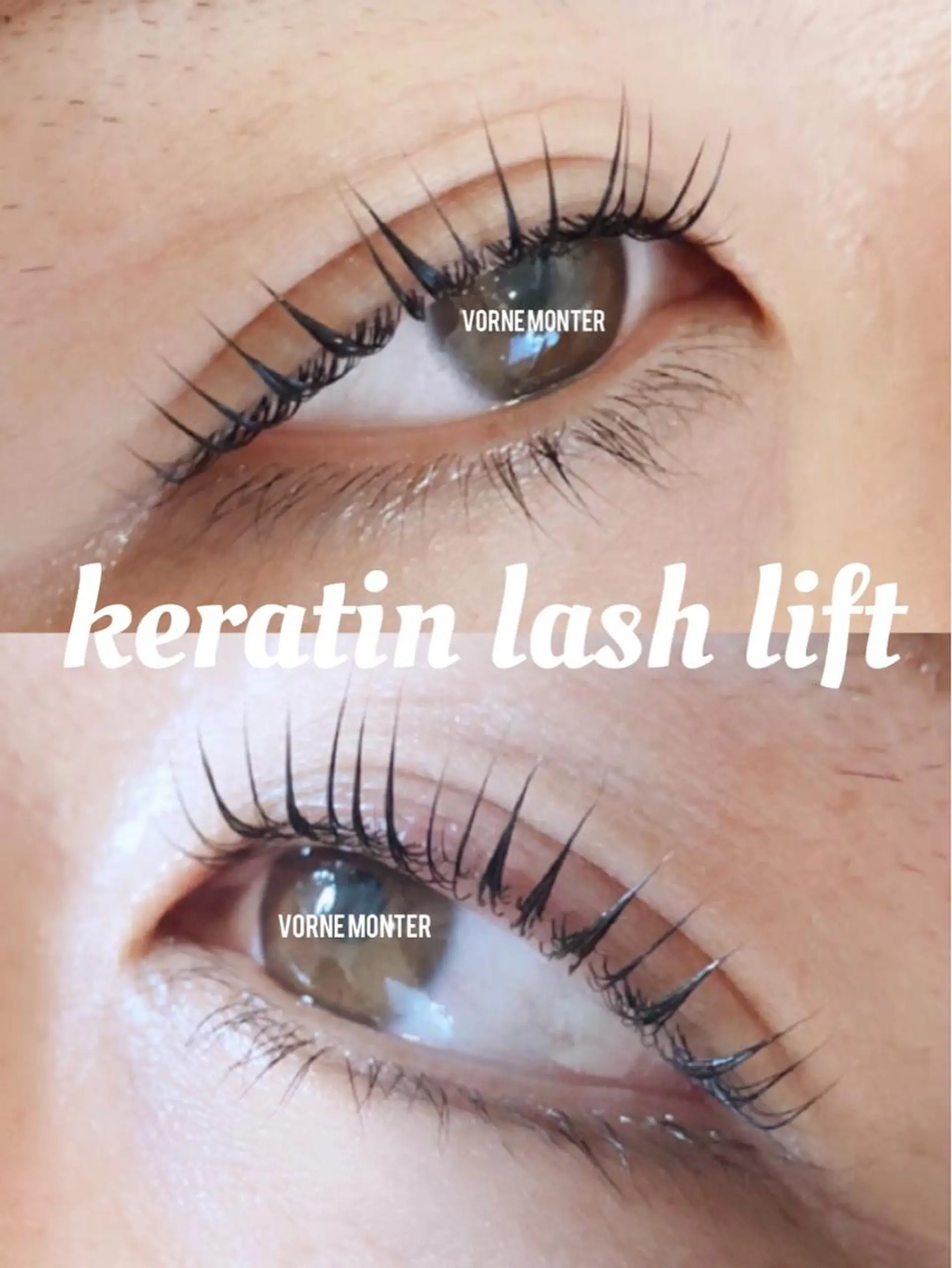 マツエク・マツパ ケラチンラッシュリフト 一重×まつ毛パーマ Vorne Monterのマツエク・マツパデザイン