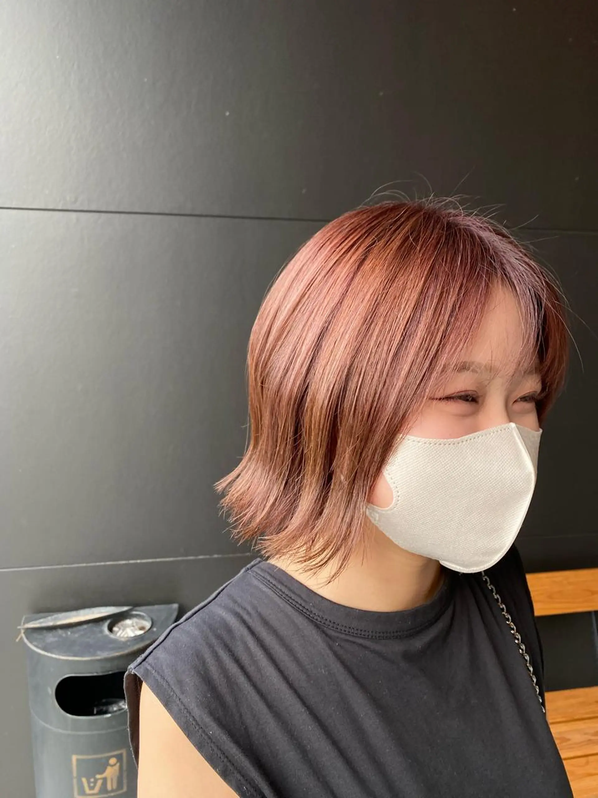 ショート 切りっぱなしボブ ボブ 外ハネヘア 松岡 昇のヘアスタイル