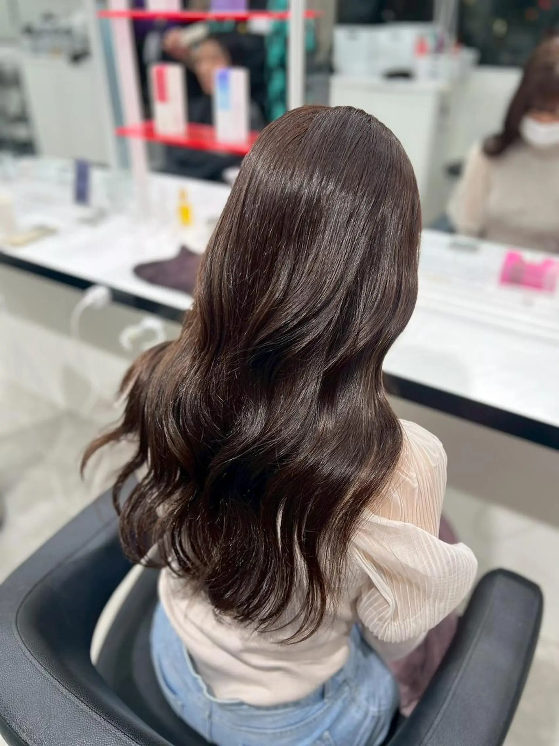 カラー *うる艶カラー🤍 福岡モデル募集🤍のヘアスタイル