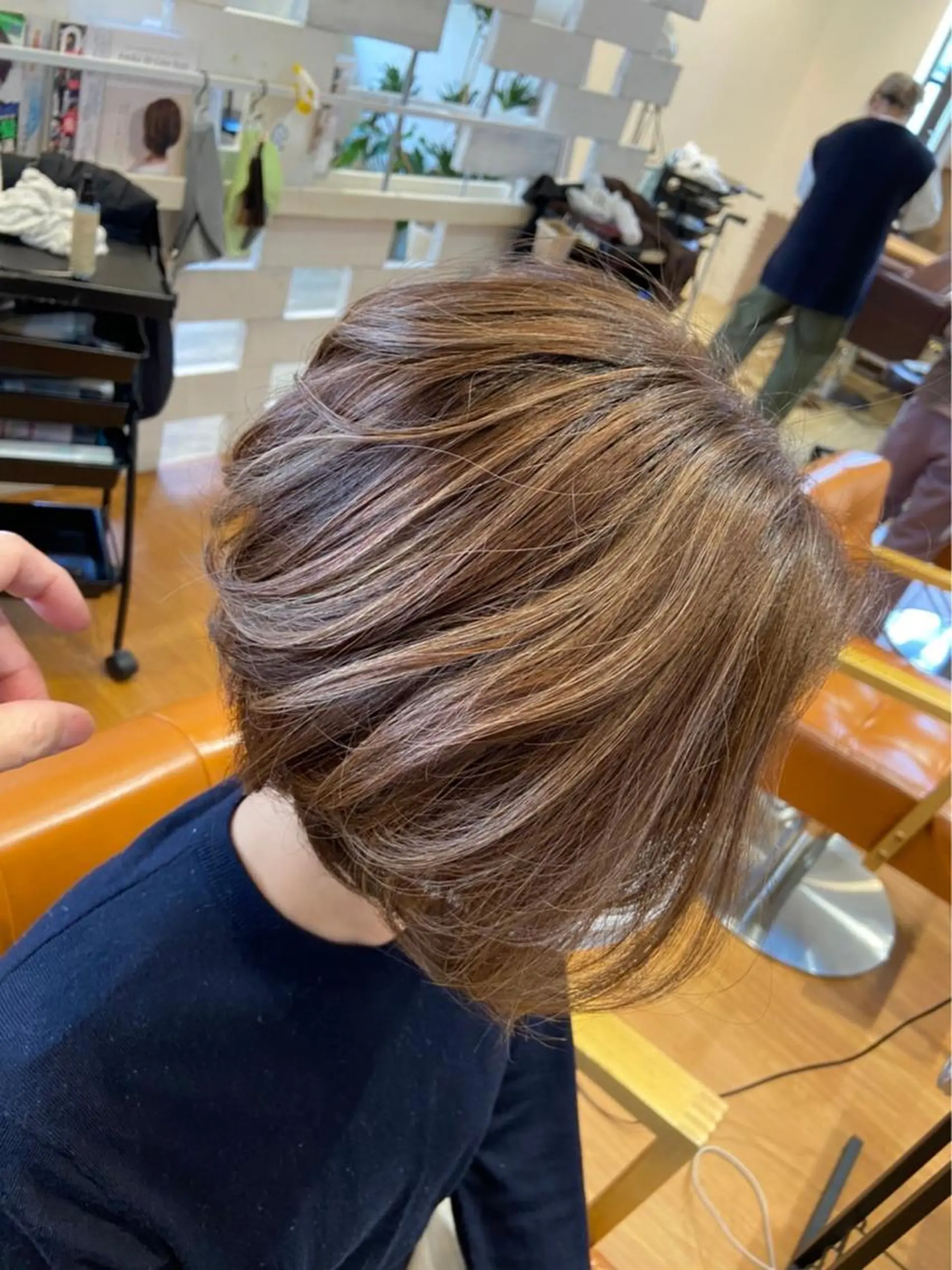 ショート ハイライト chill out 南塚口本店のヘアスタイル