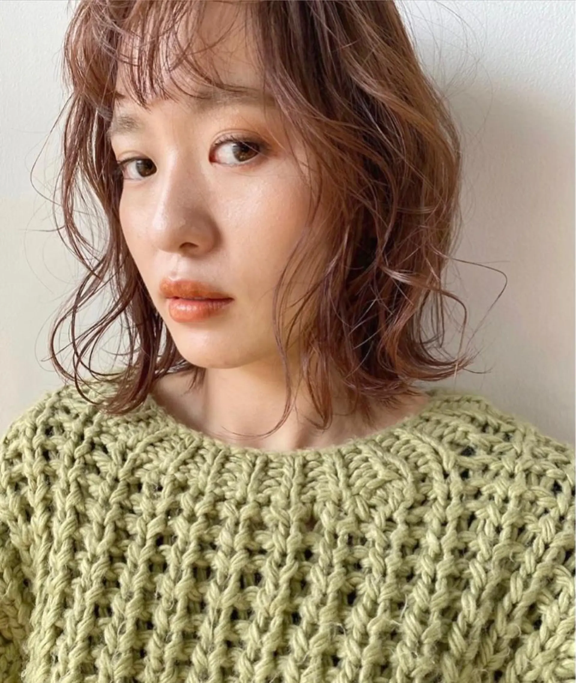 ミディアム arisa/暖色 /伏見/レイヤーのヘアスタイル