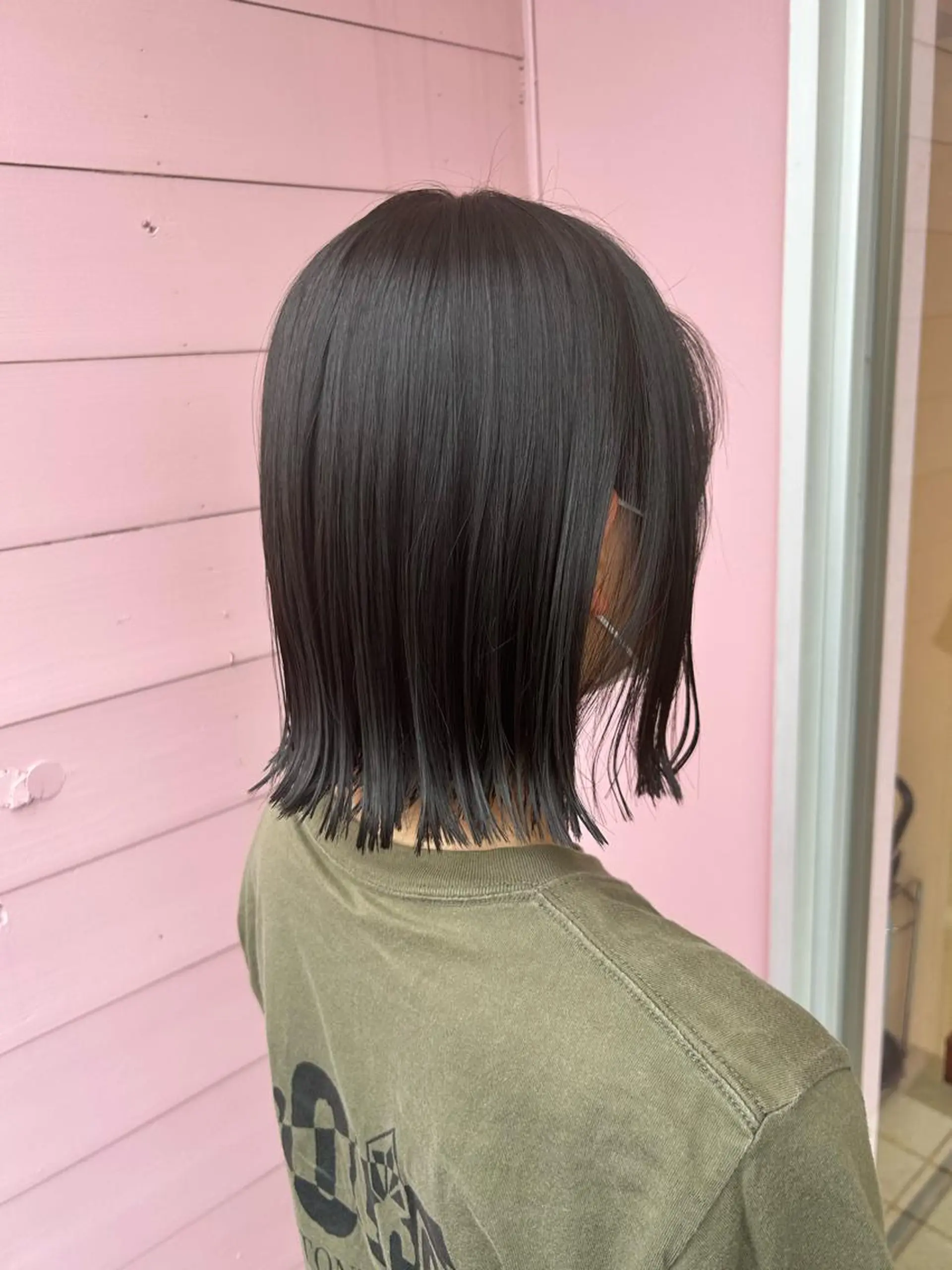 ミディアム 韓国風カラー ボブ ハイライト 髪質改善 韓国風ヘア 💙ルル💙 ハイトーン/レイヤーのヘアスタイル