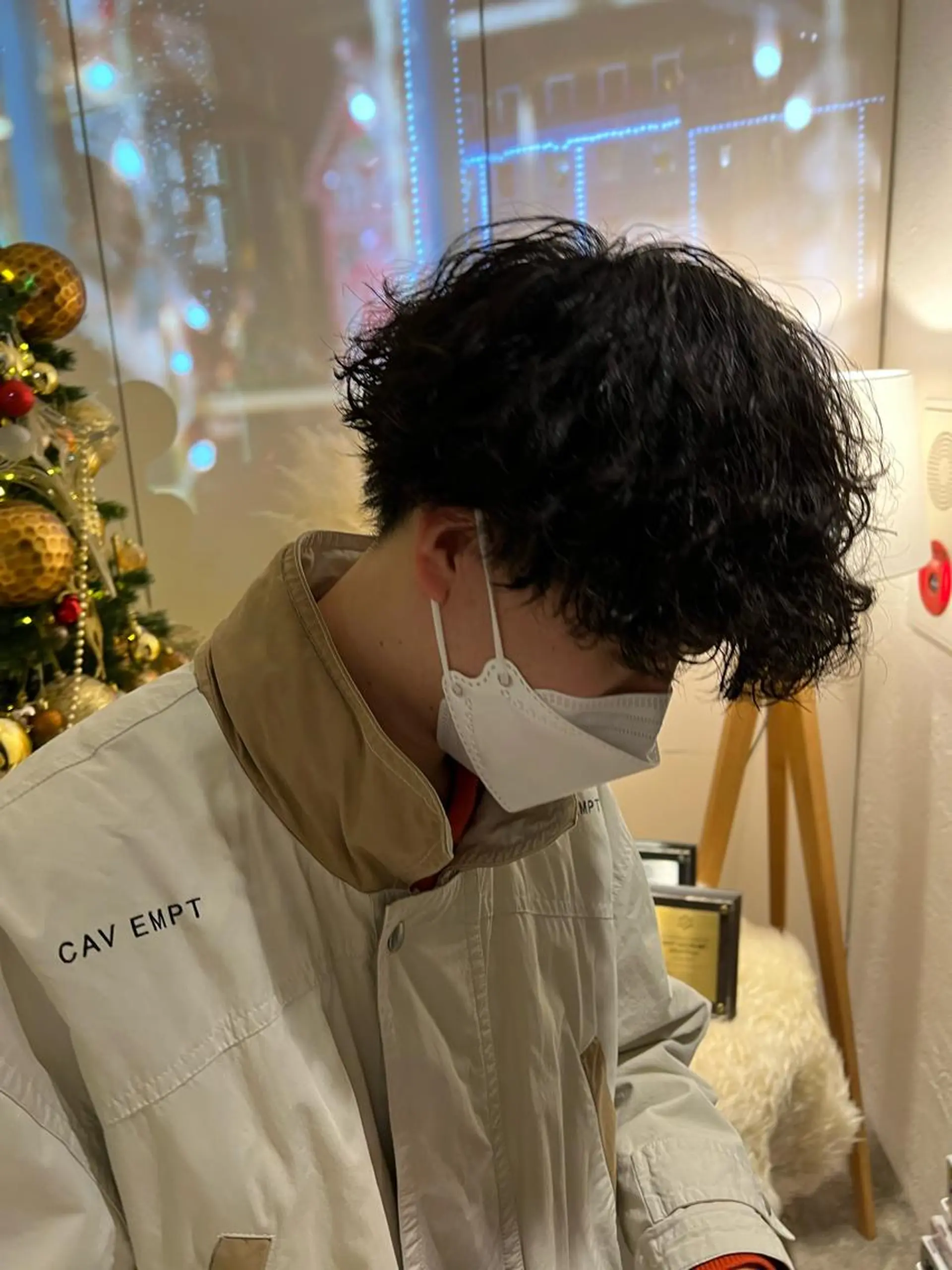 ショート パーマ メンズ メンズパーマ カット パーマ トリートメント 波巻きスパイラルパー マ/シャドウパーマ駿のヘアスタイル