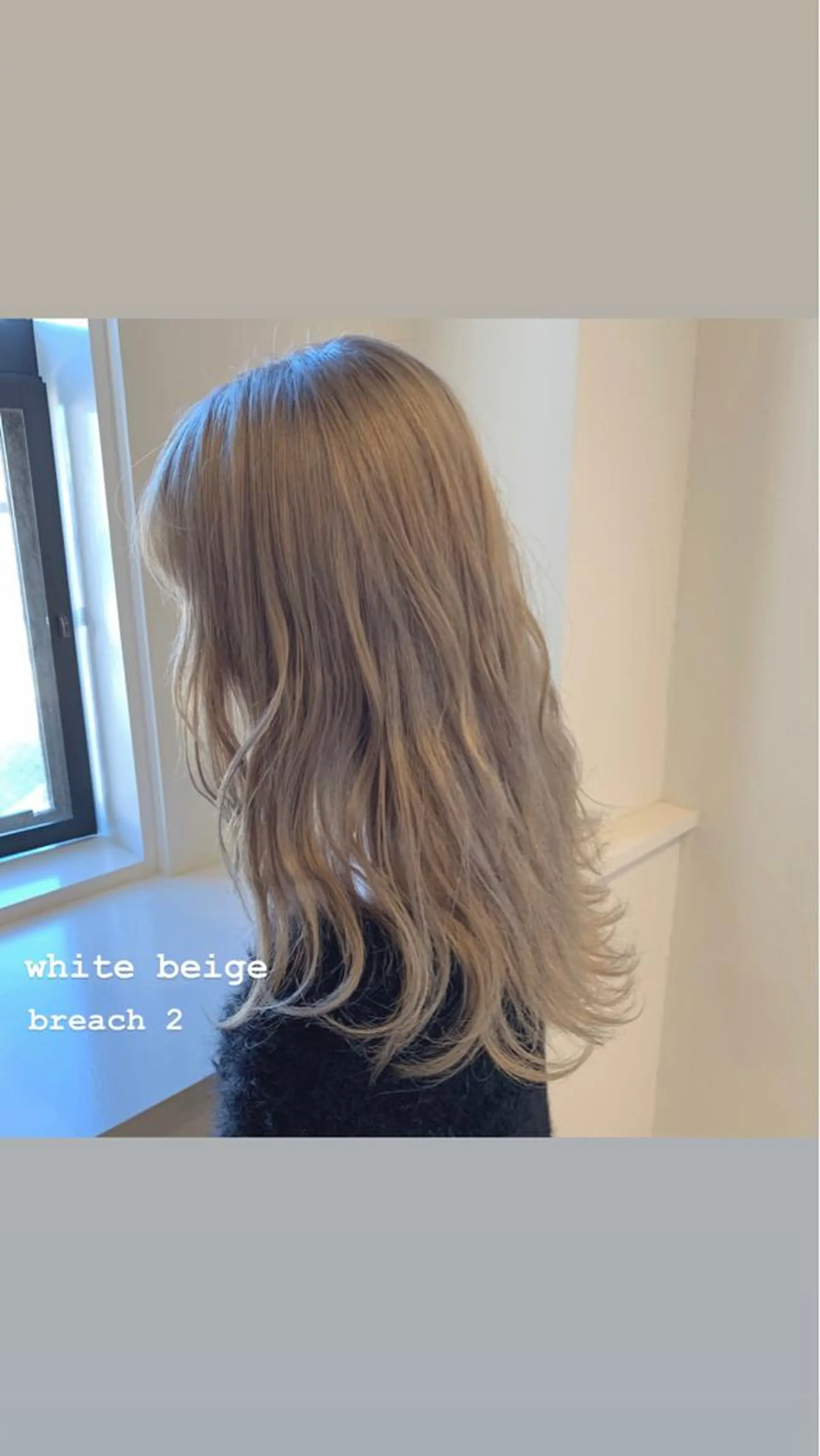 セミロング カラー ベージュカラー ブリーチ 透明感カラー ホワイトベージュ 清水 亮太／赤み消しカラーのヘアスタイル