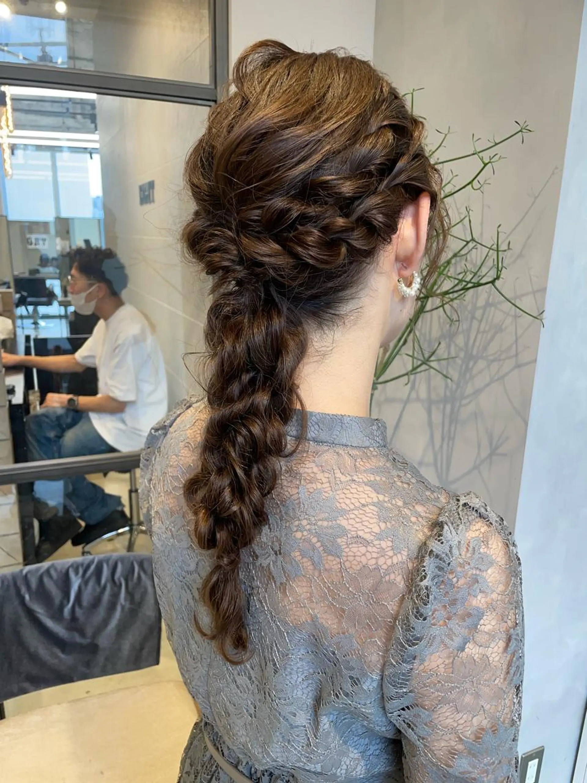 ロング ヘアアレンジ 透明感カラー✨艶髪 制作🌱山根あゆみのヘアスタイル