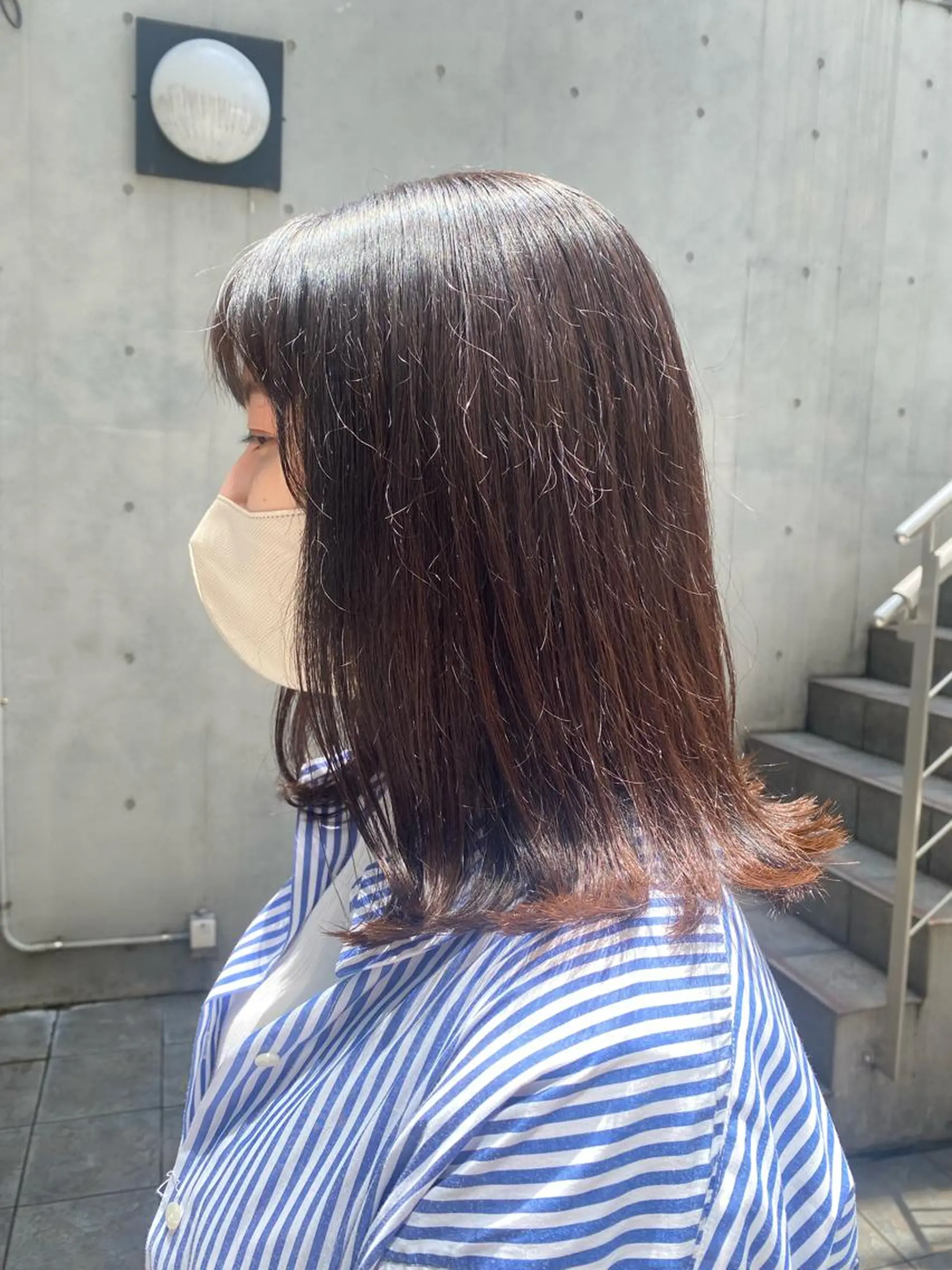 セミロング 🌈🧡ヤマダ ヒロナ🌈🧡のヘアスタイル