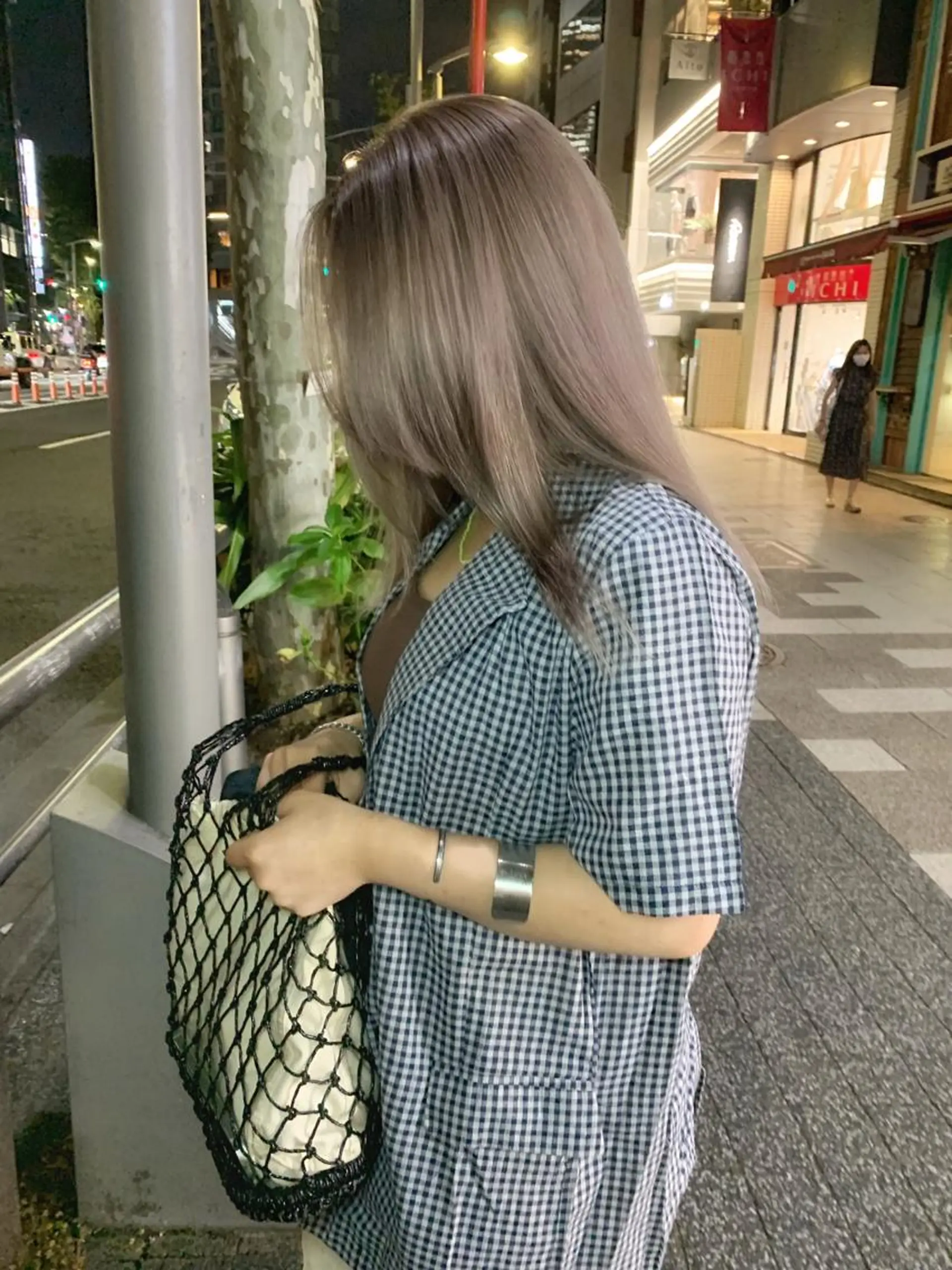 ロング カラー グレージュ ミルクティーグレージュ 🌈ハイトーン/ボブ 🌈のヘアスタイル